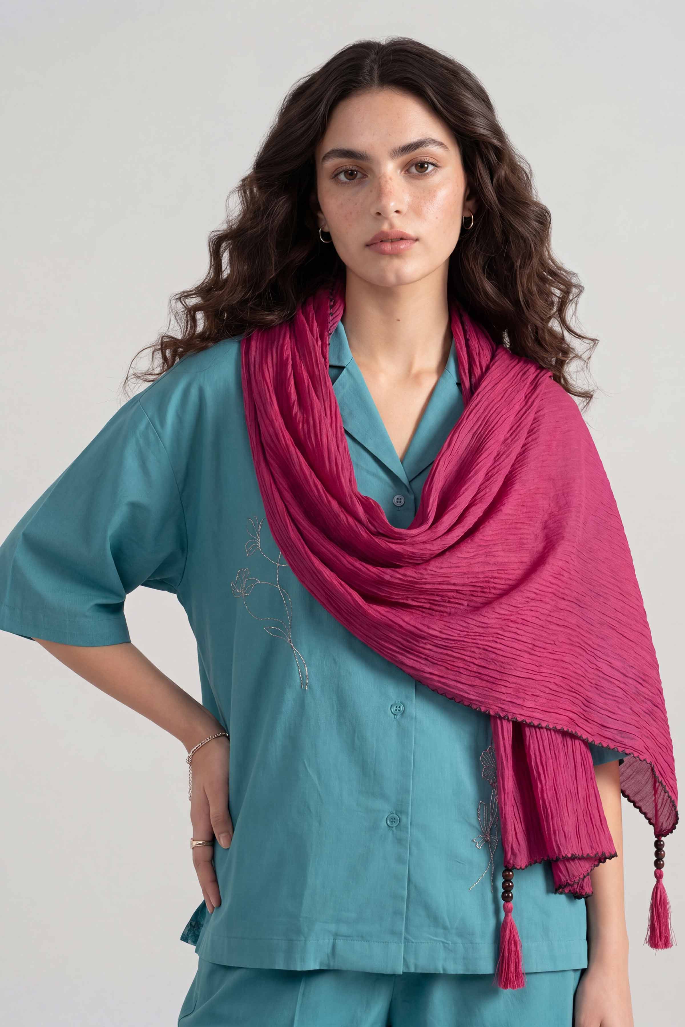 Rose Women Scarf - 447632115