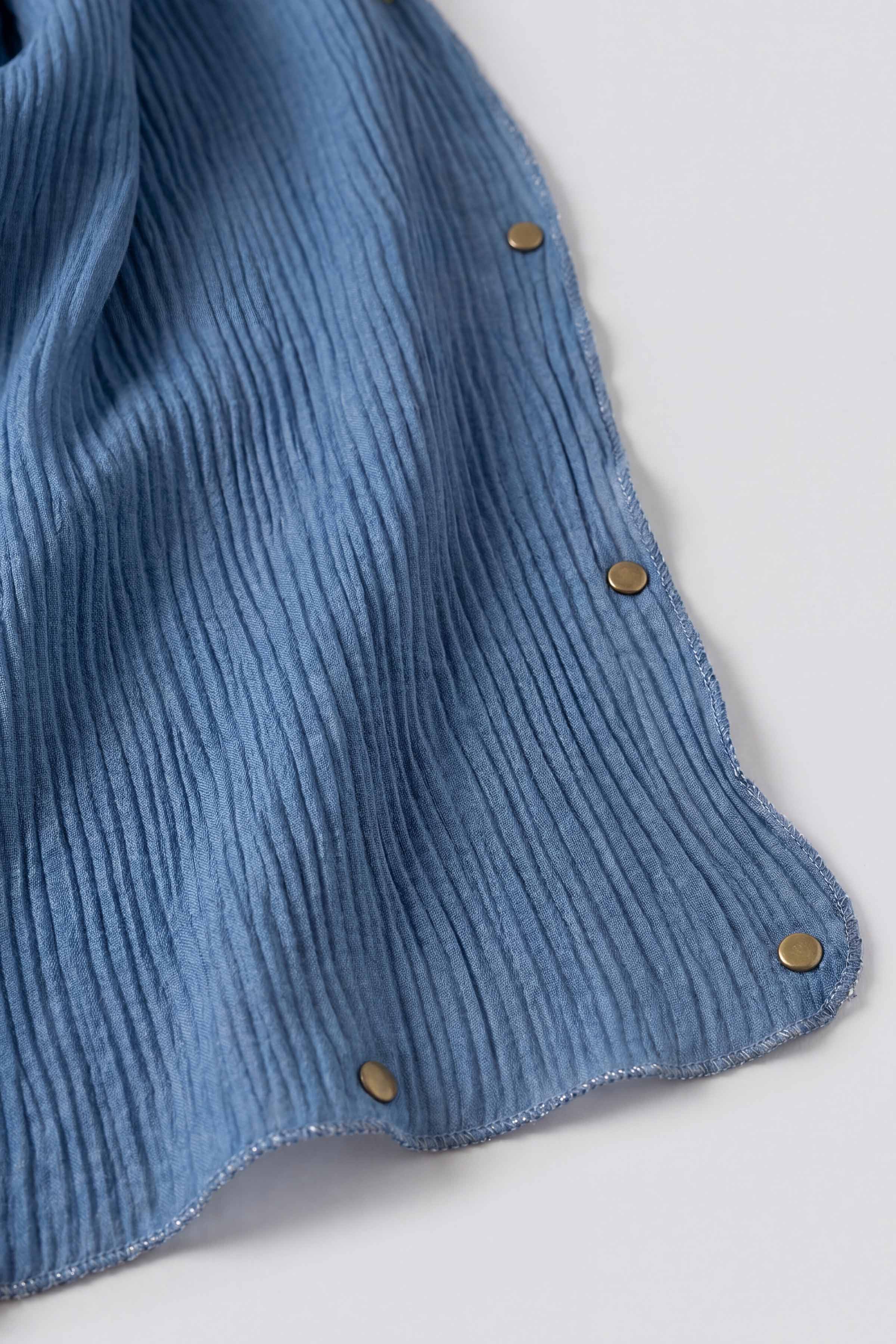 Blue Women Scarf - 447652108