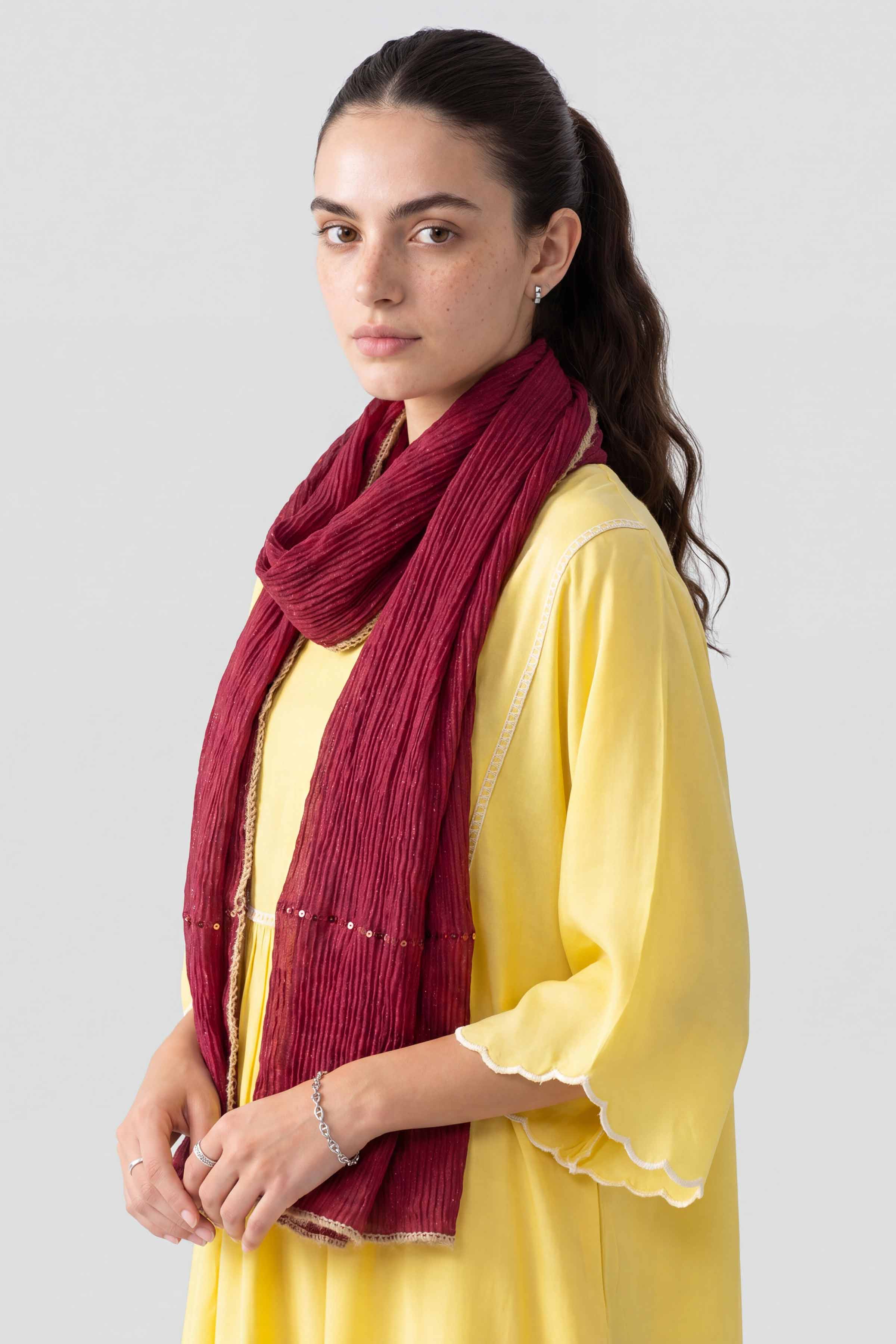 Red Women Scarf - 447662101
