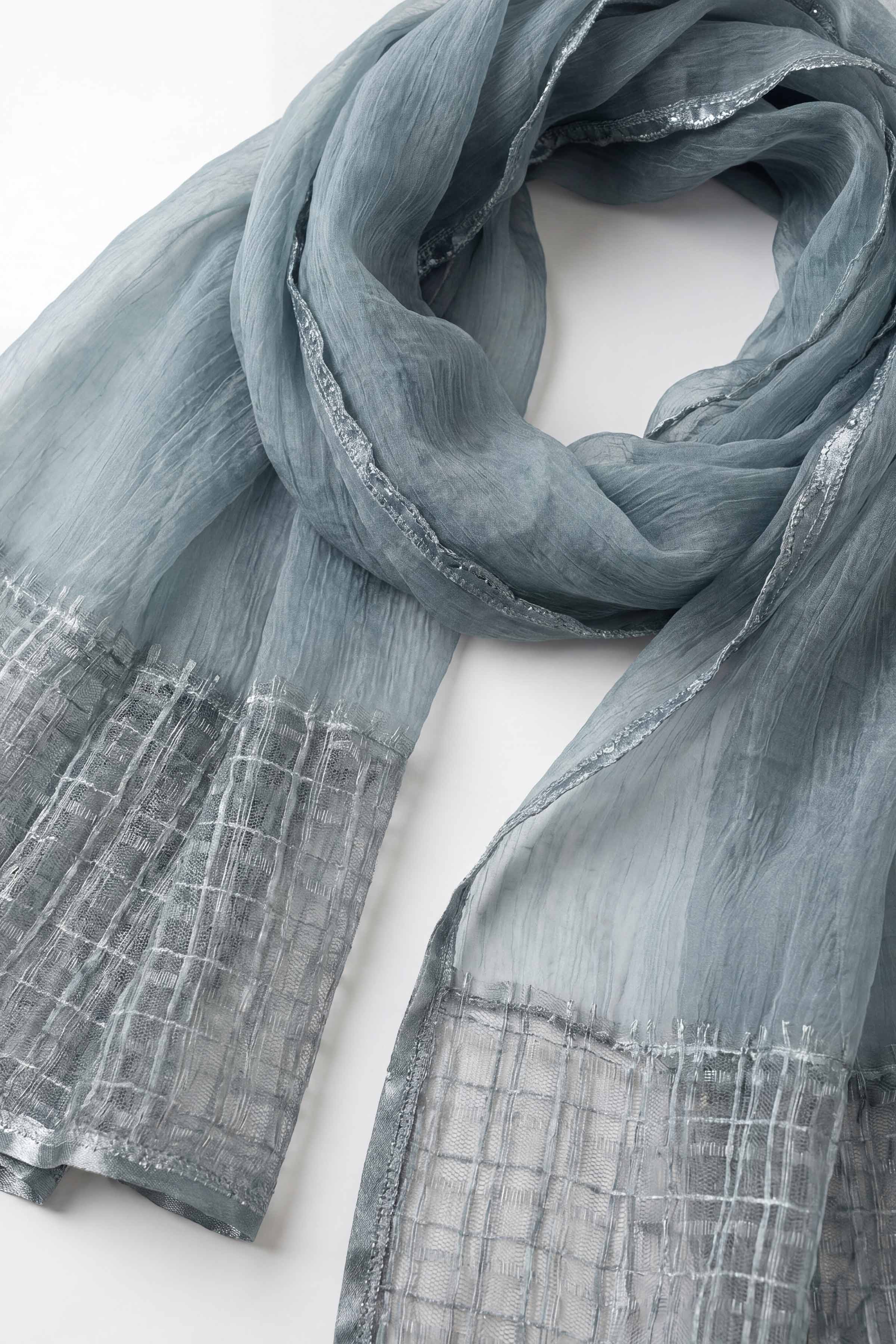 Blue Women Scarf - 447722108