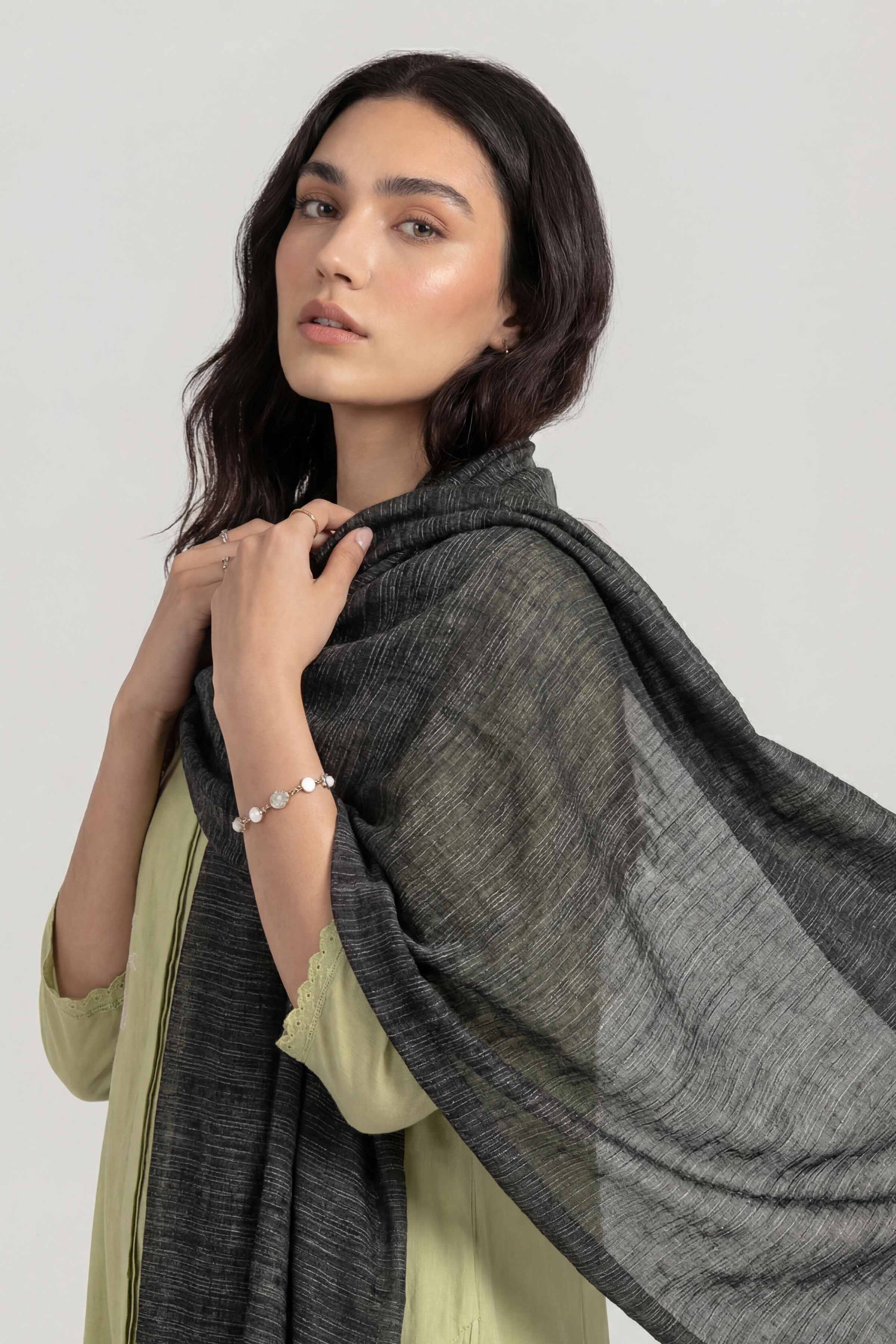 Black Women Scarf - 72070950