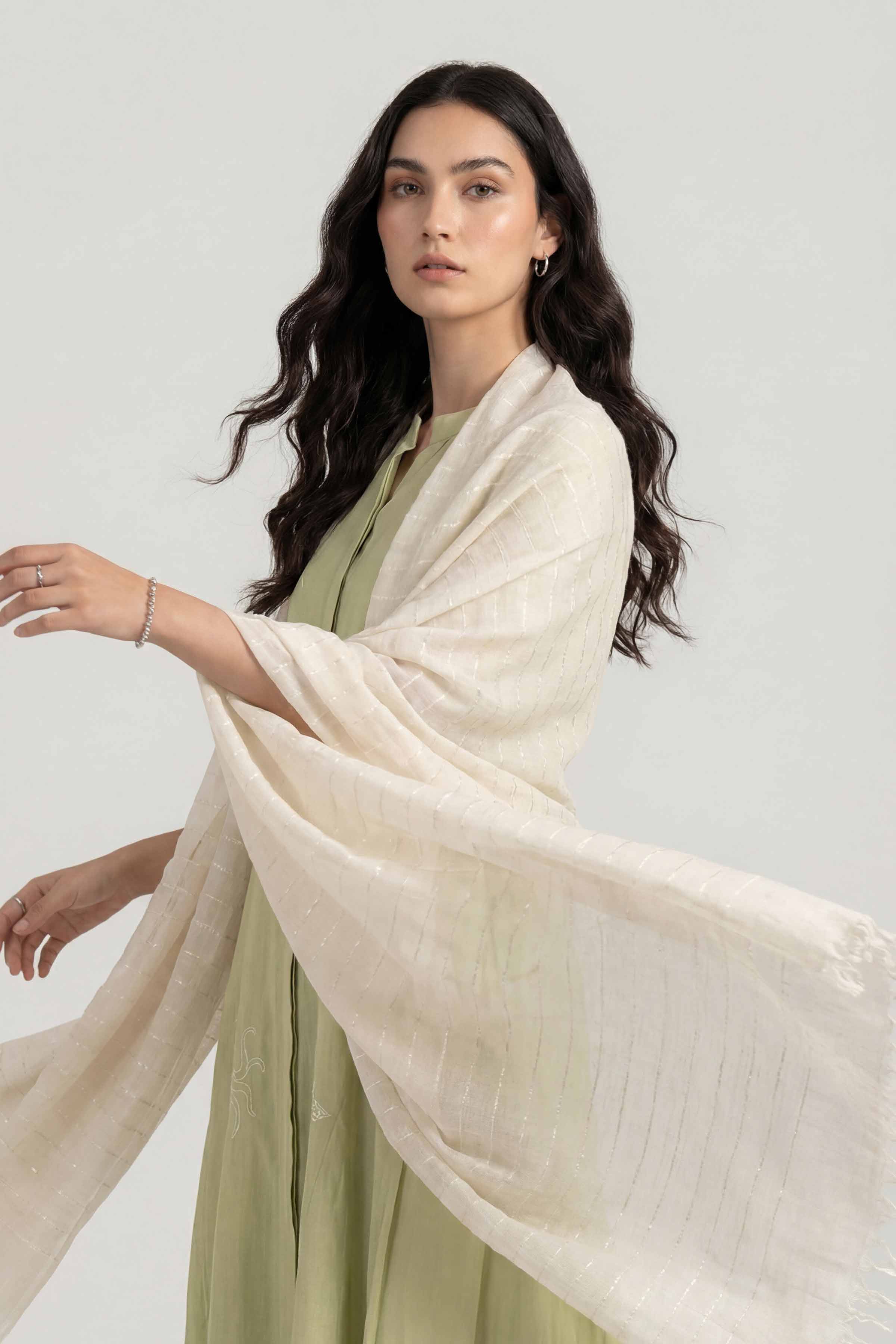 White Women Scarf - 72070958