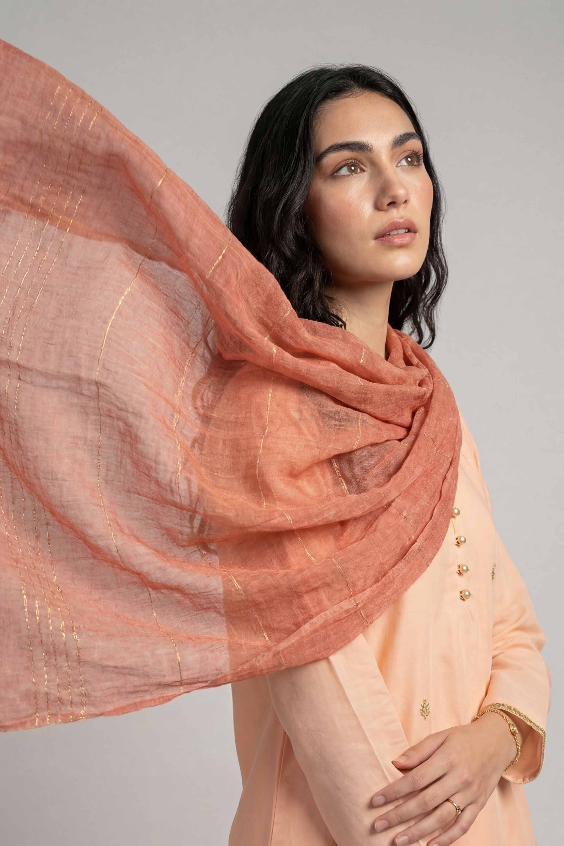 Red Women Scarf - 72070959