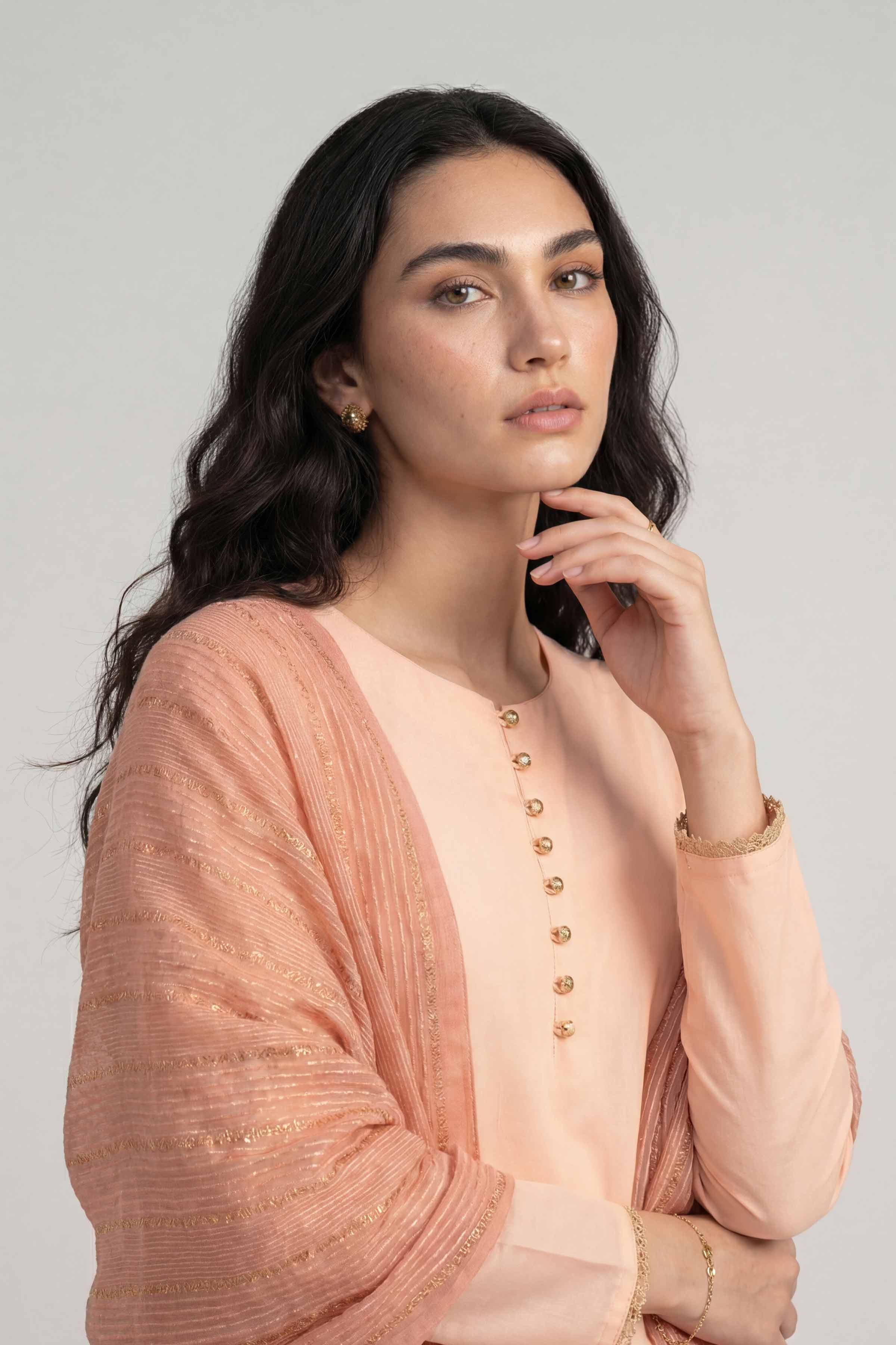 Orange Women Scarf - 72070963