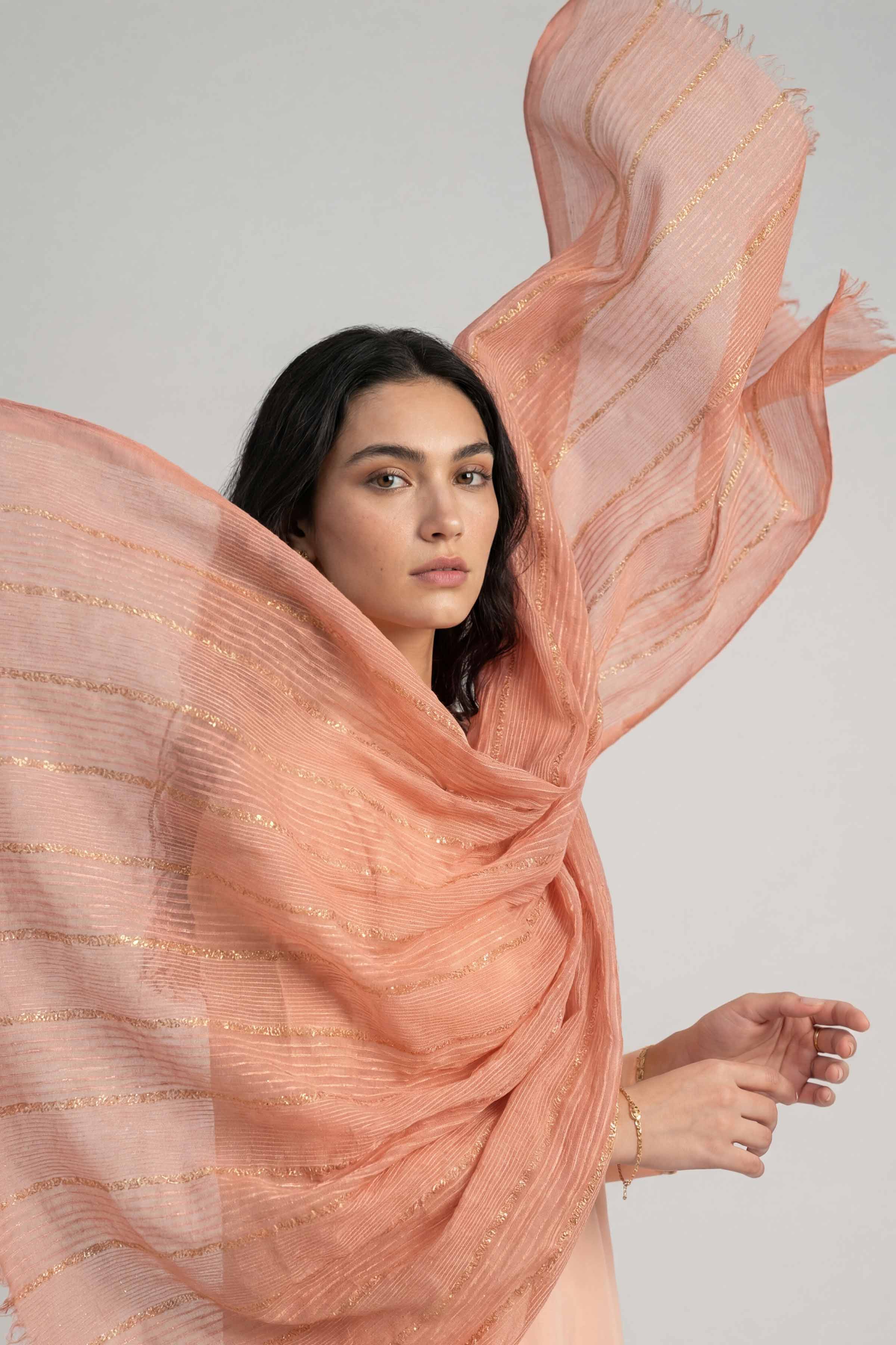 Orange Women Scarf - 72070963