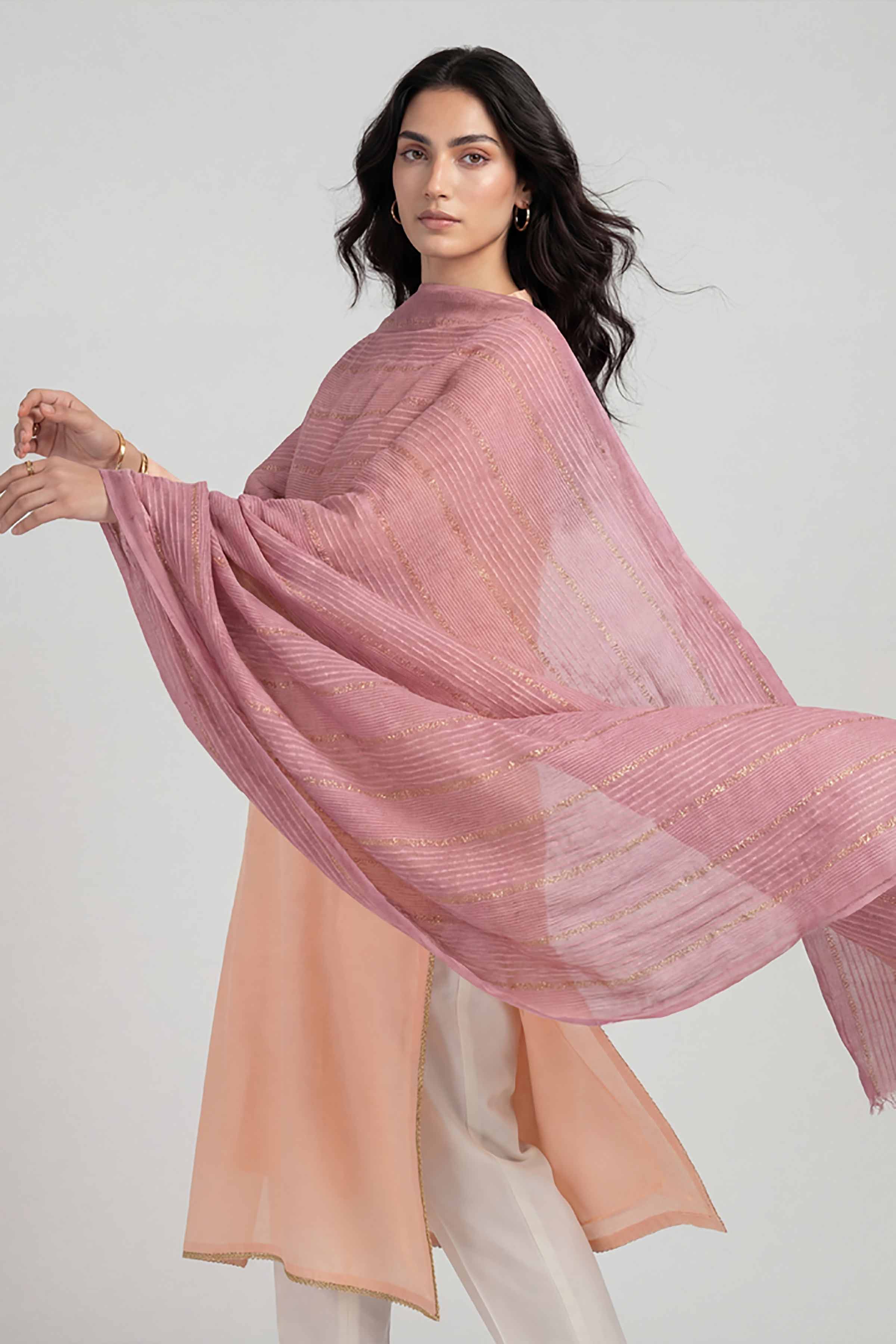 Purple Women Scarf - 72070965