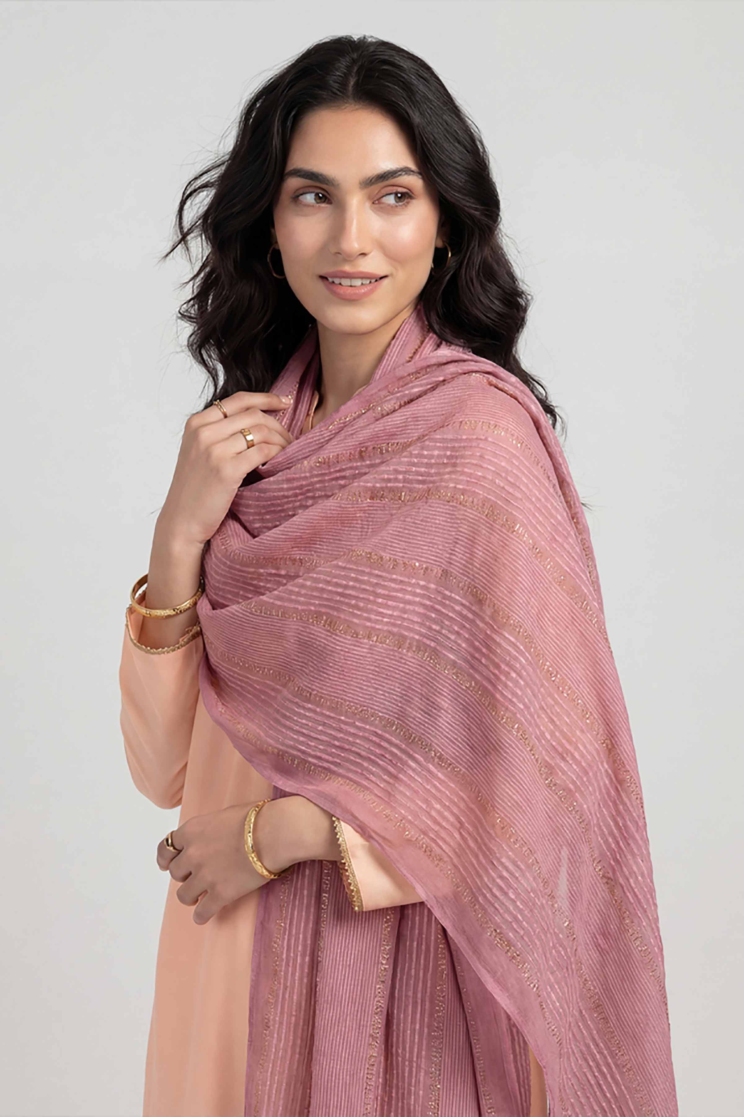Purple Women Scarf - 72070965