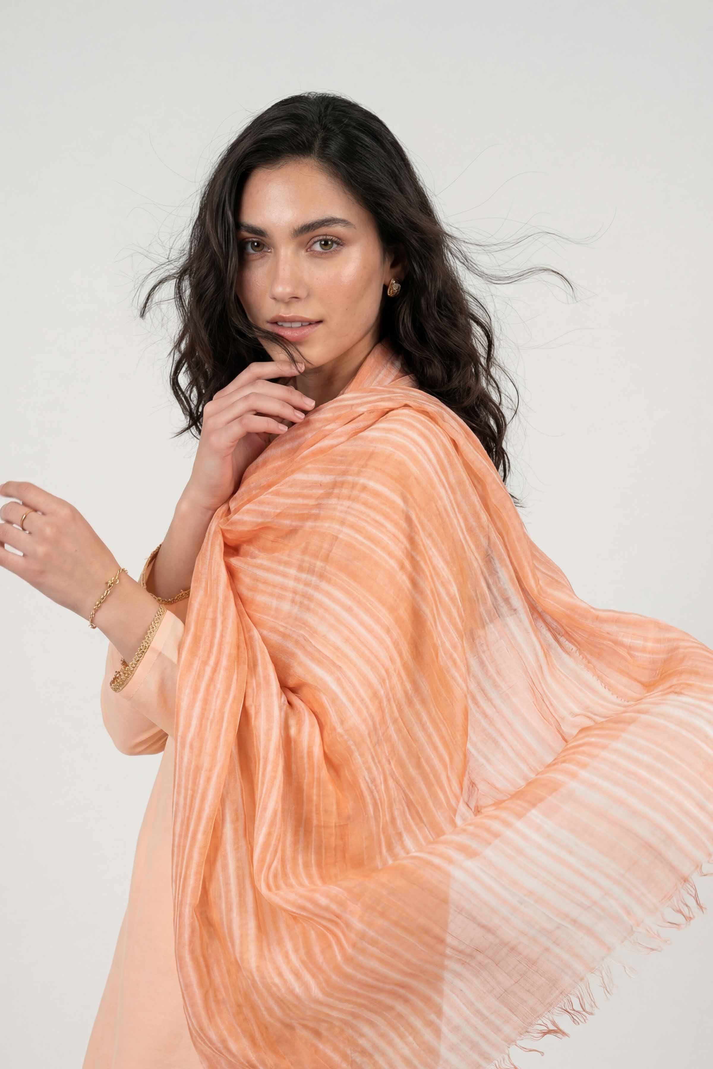 Orange Women Scarf - 72070967