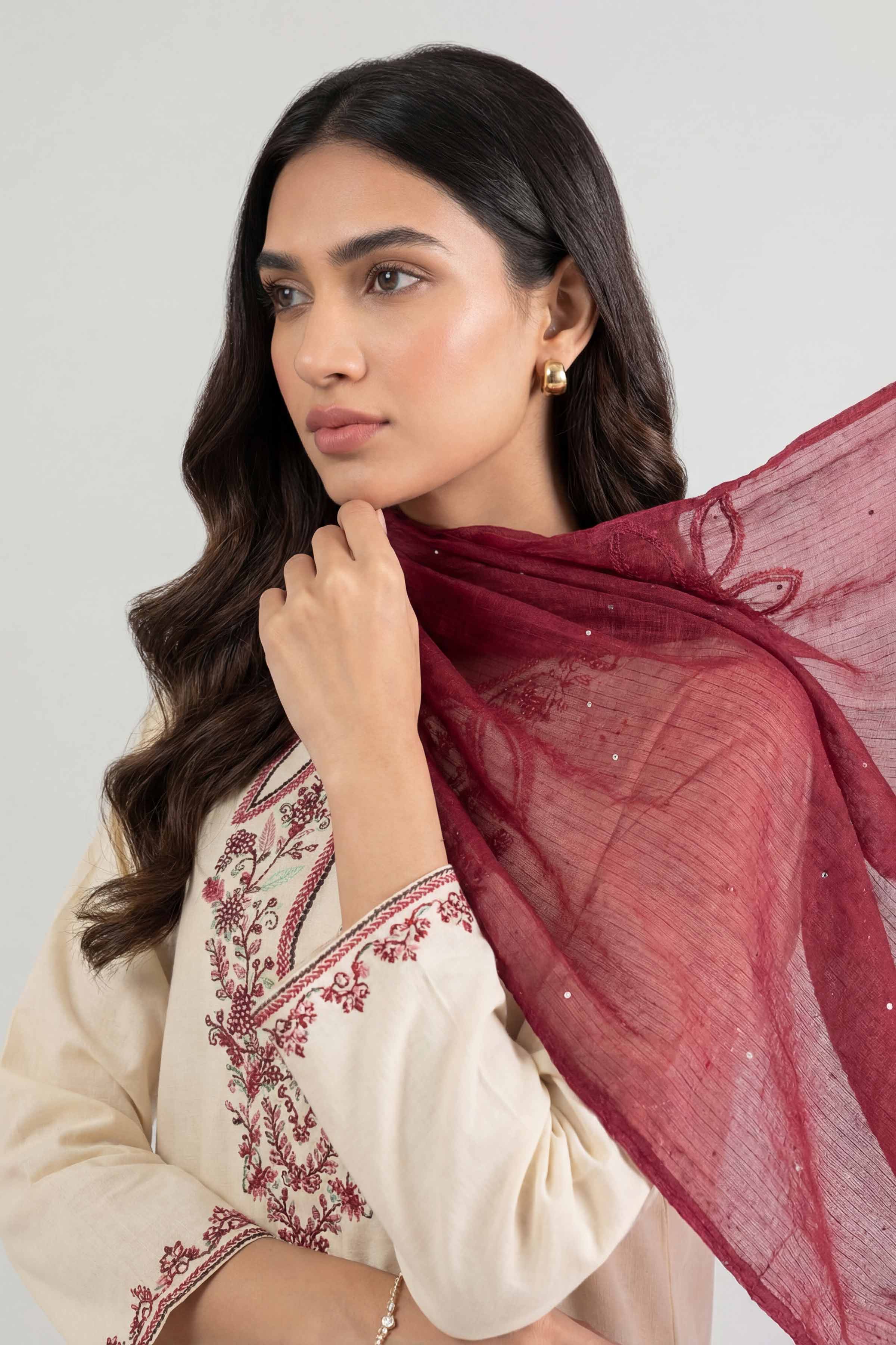 Maroon Women Scarf - 447822122