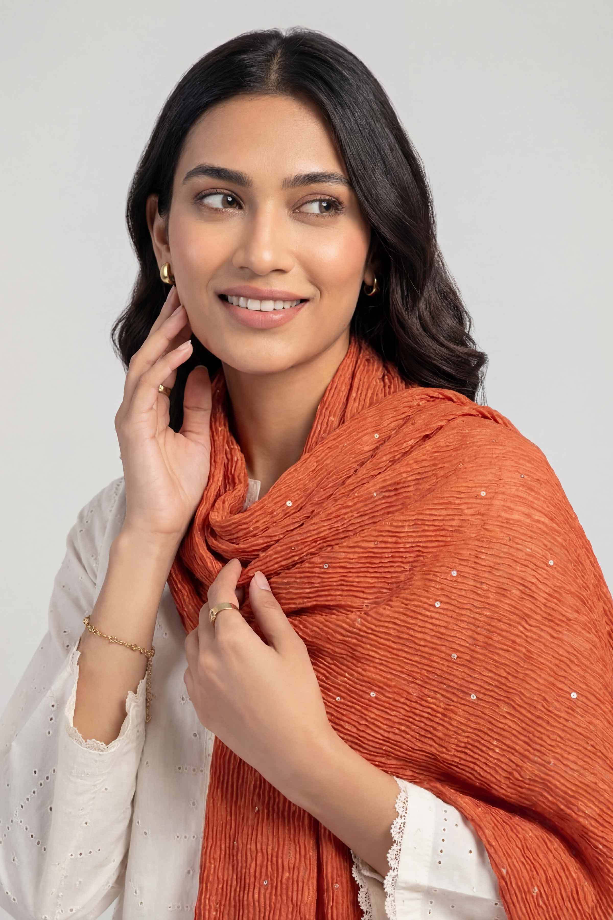 Rust Women Scarf - 447832128
