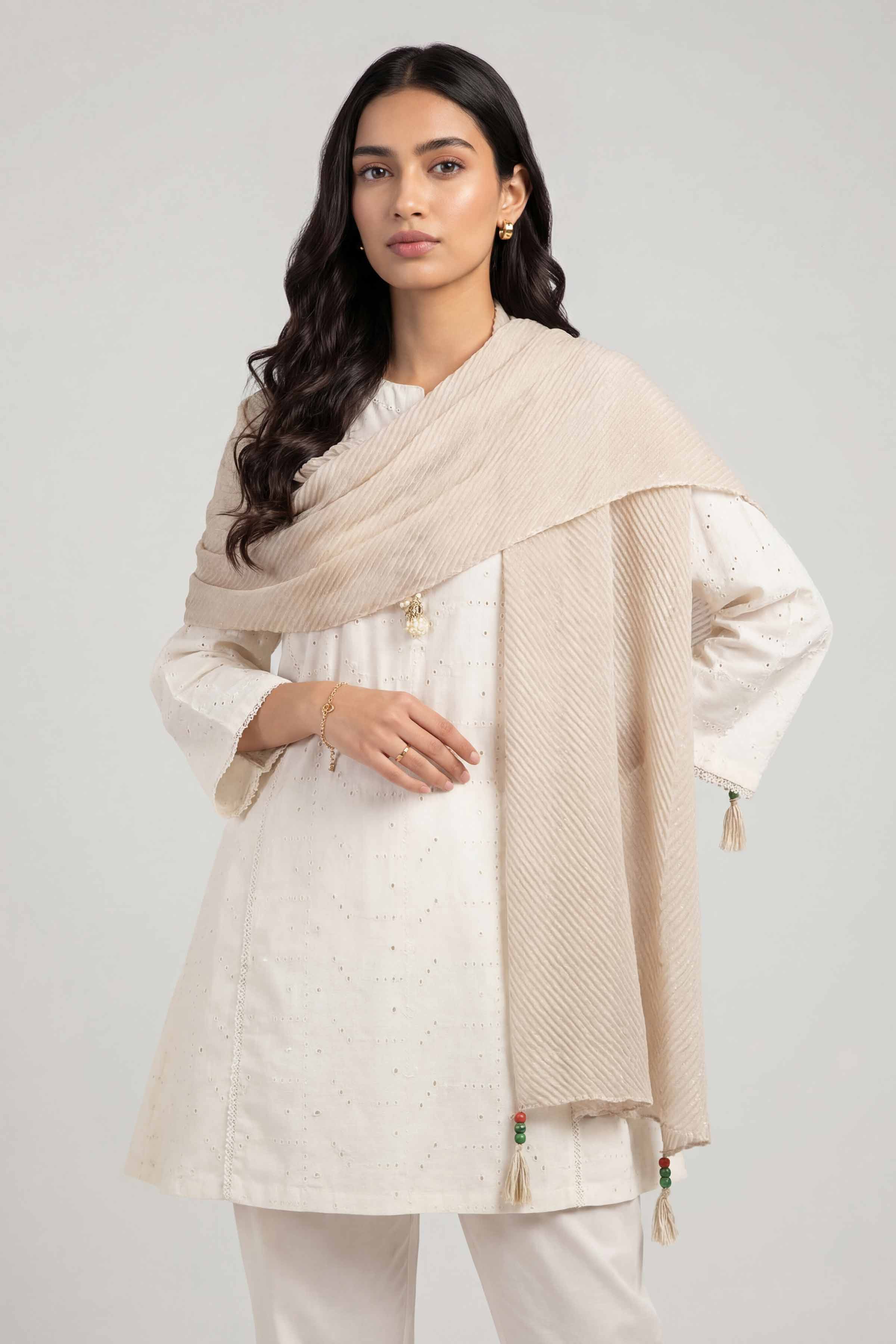 Off White Women Scarf - 447842107