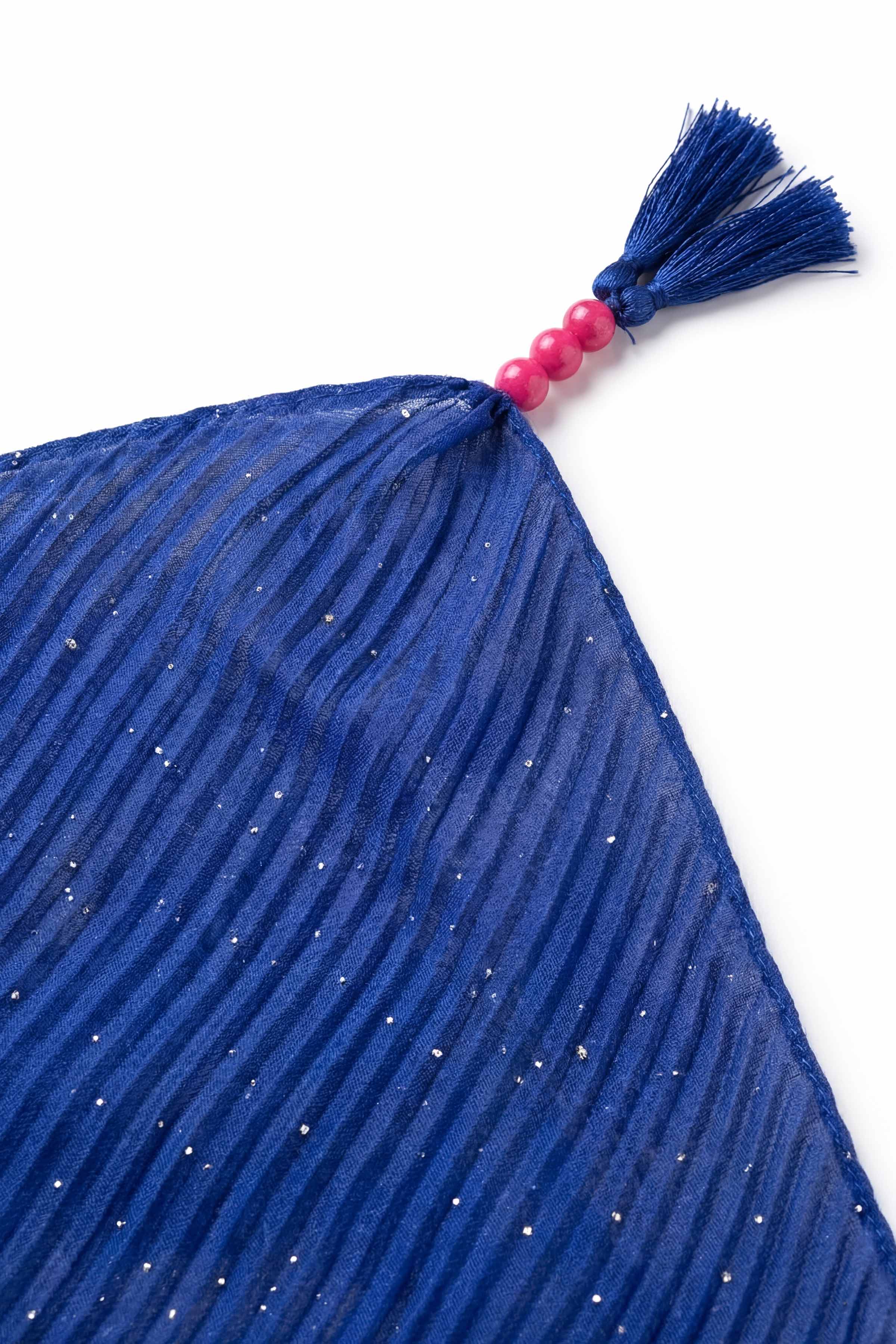 Blue Women Scarf - 447842108