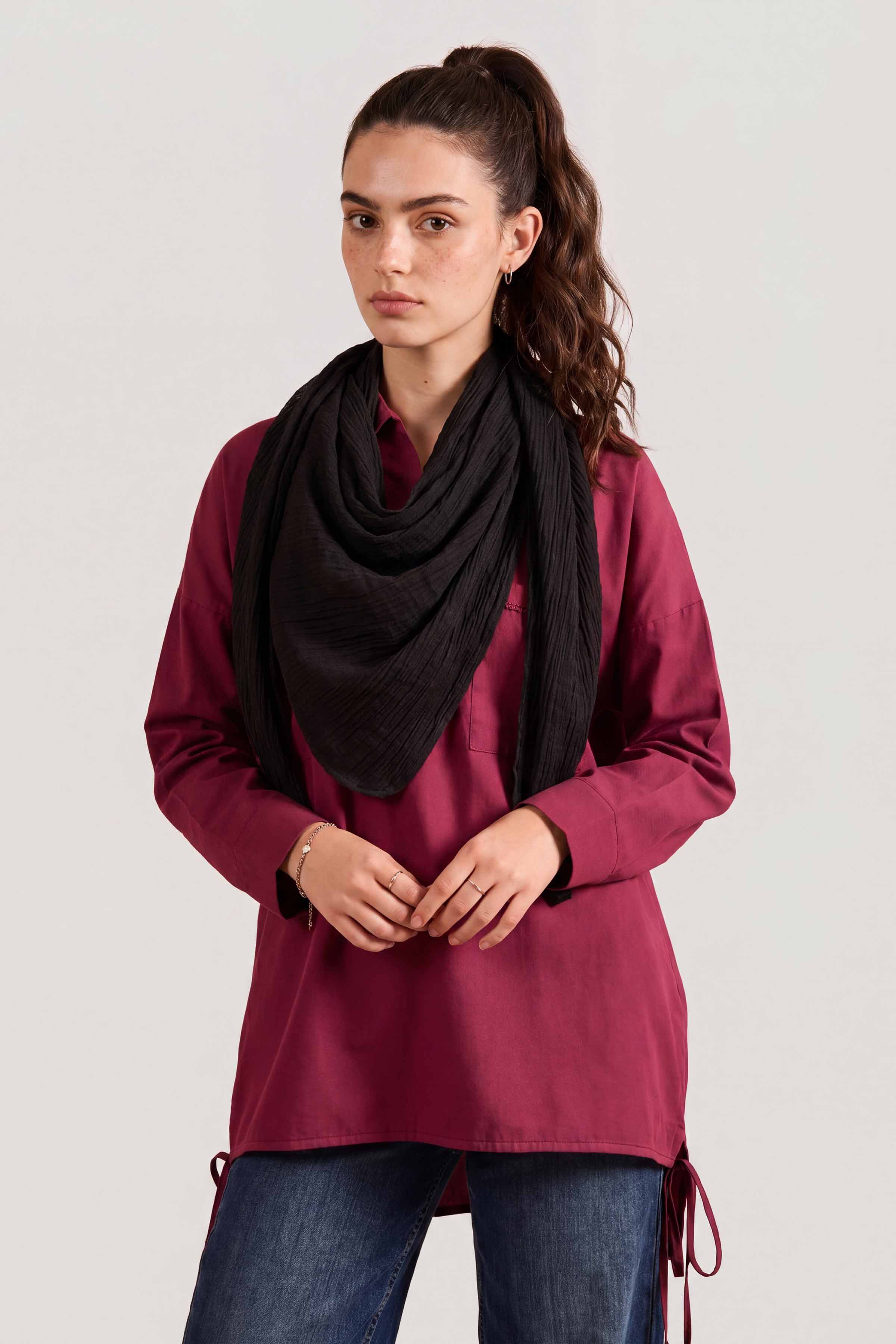 Black Women Scarf - 447852103