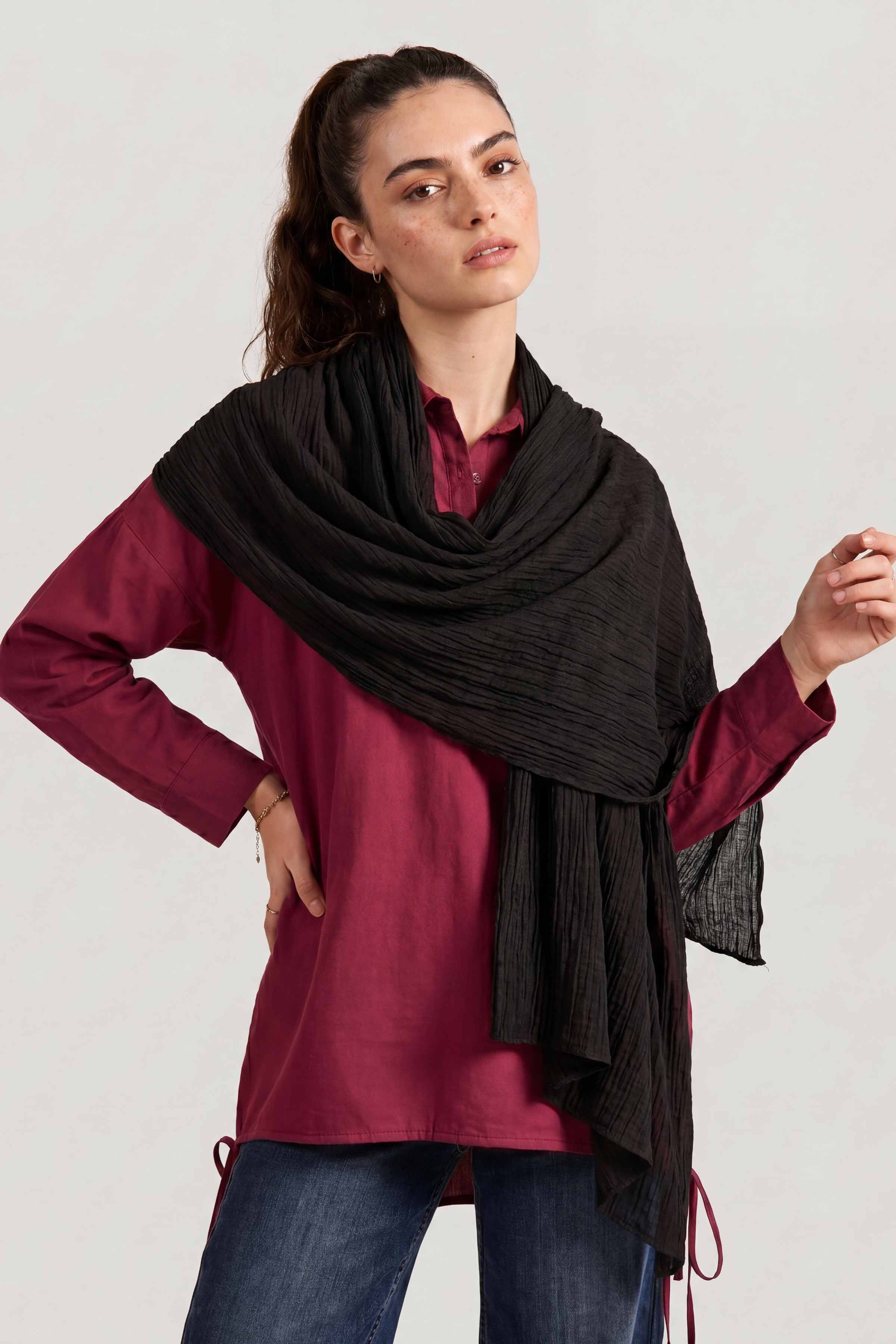 Black Women Scarf - 447852103