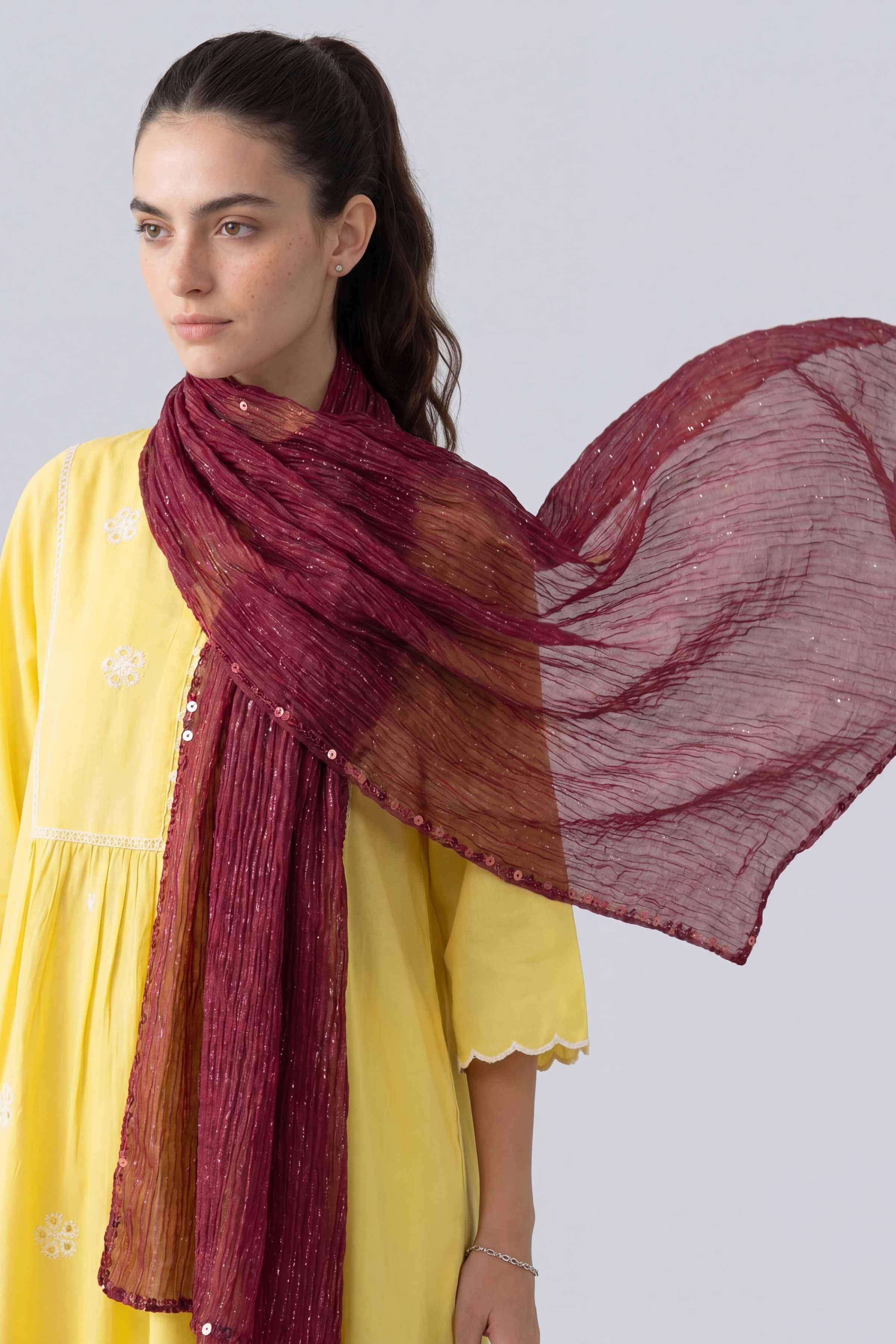 Maroon Women Scarf - 447872122