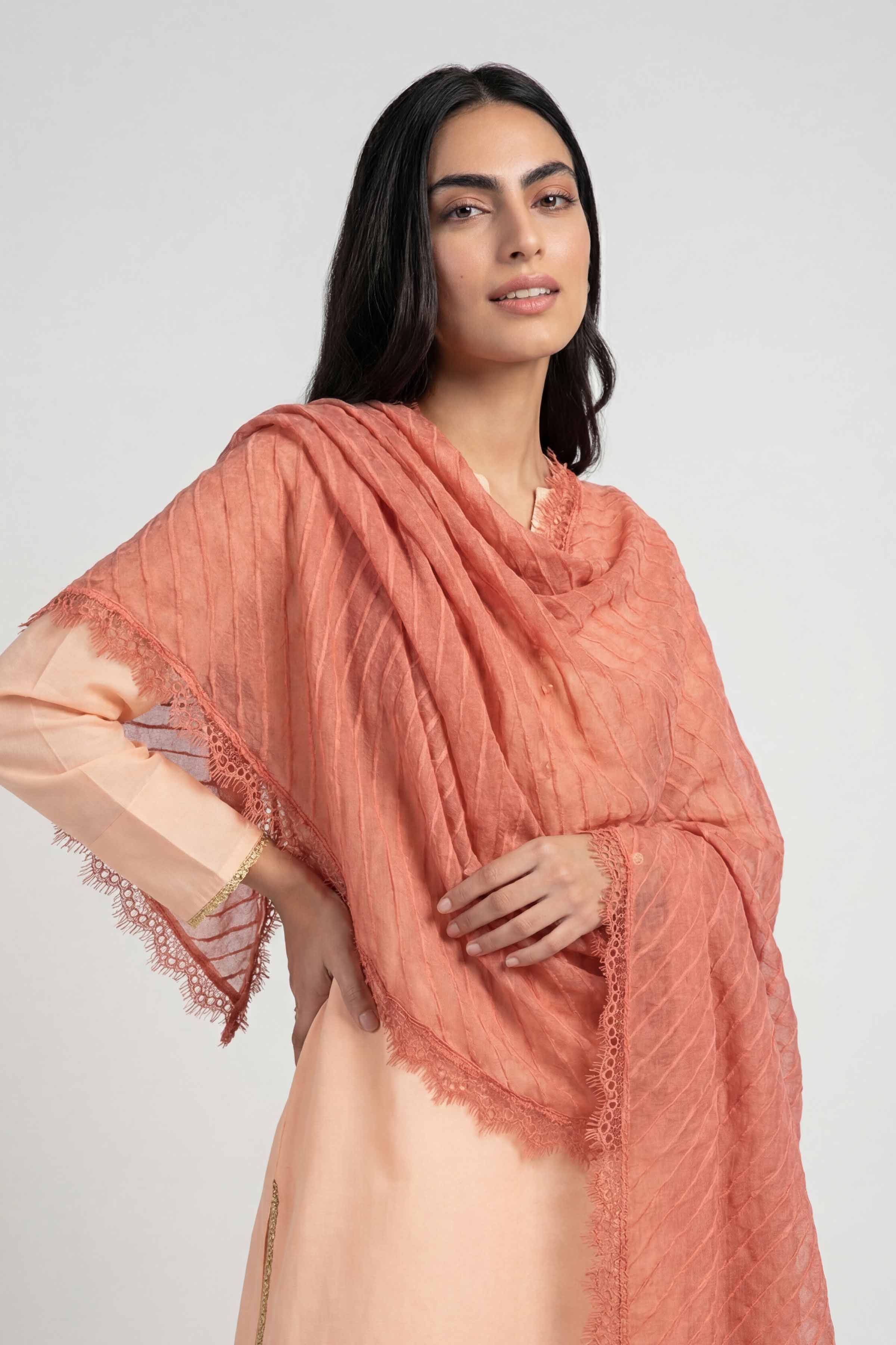 Orange Women Scarf - 72070970