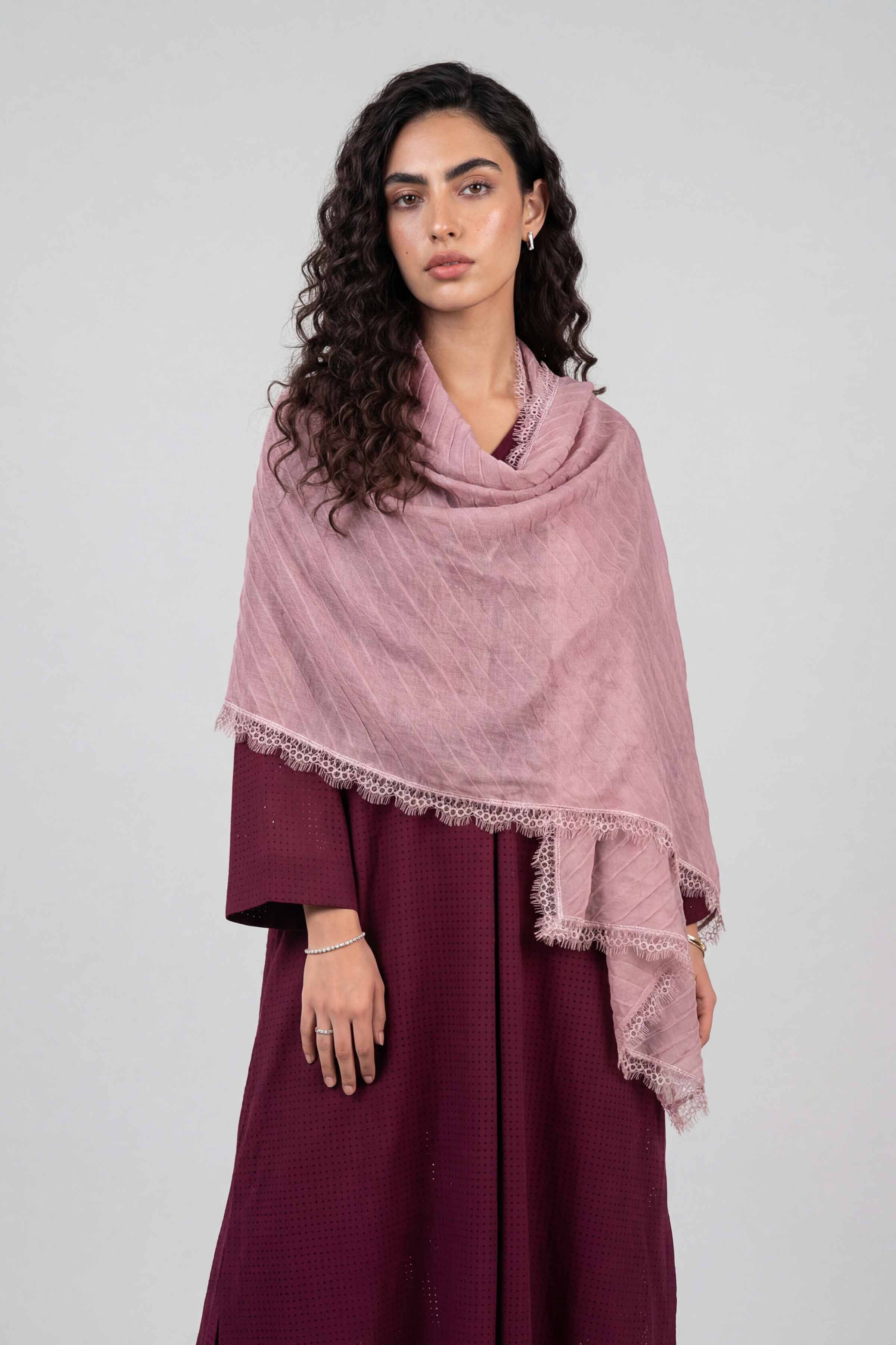 Purple Women Scarf - 72070971