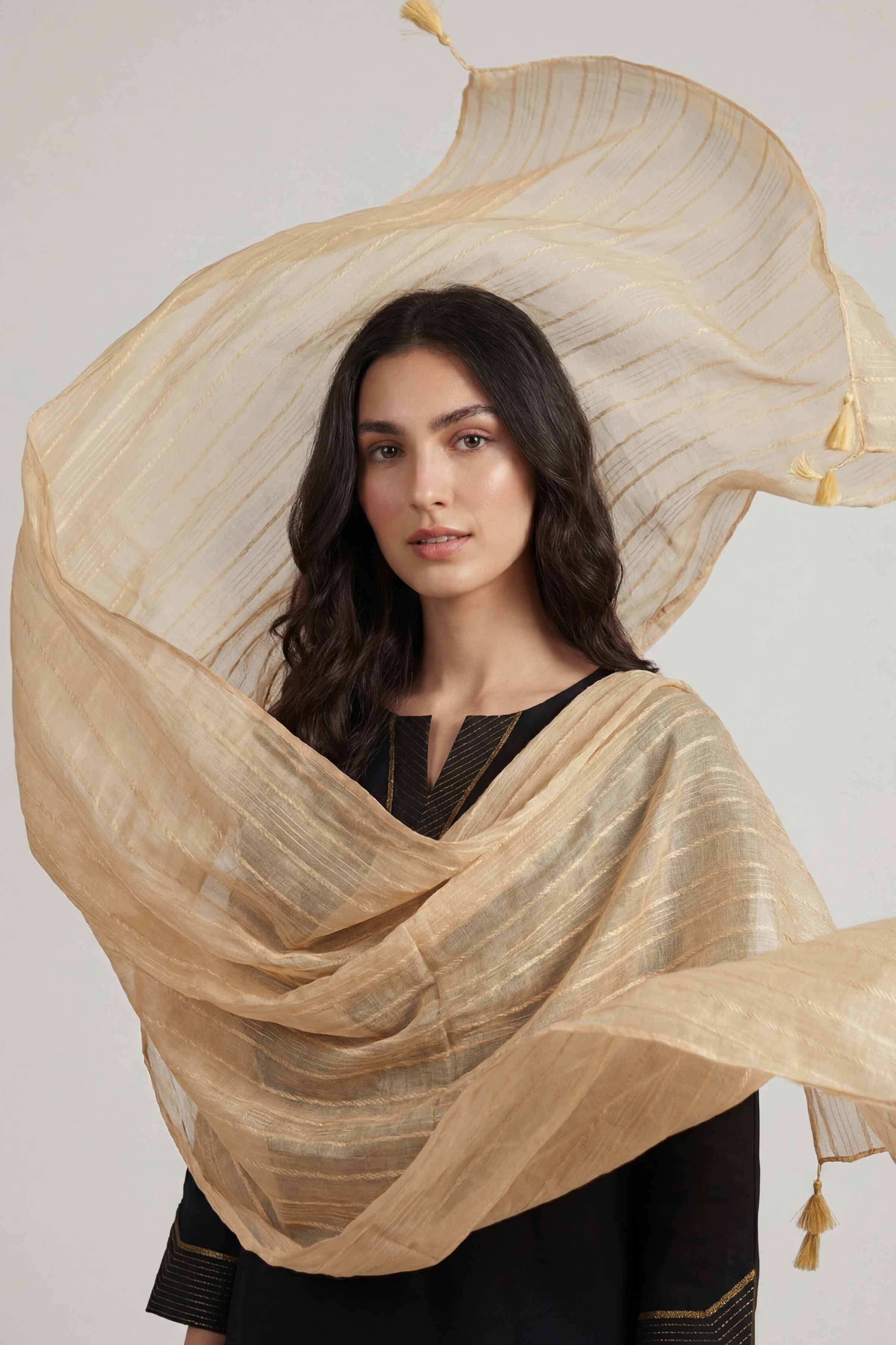 Camel Women Scarf - 72070977