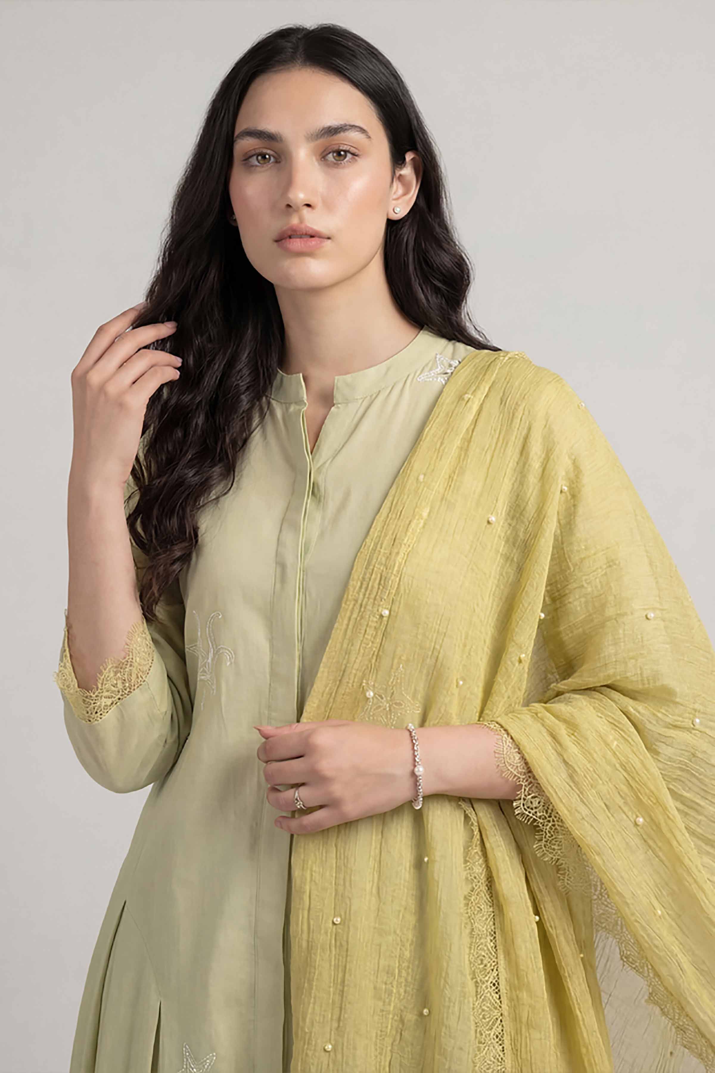 Yellow Women Scarf - 72070978