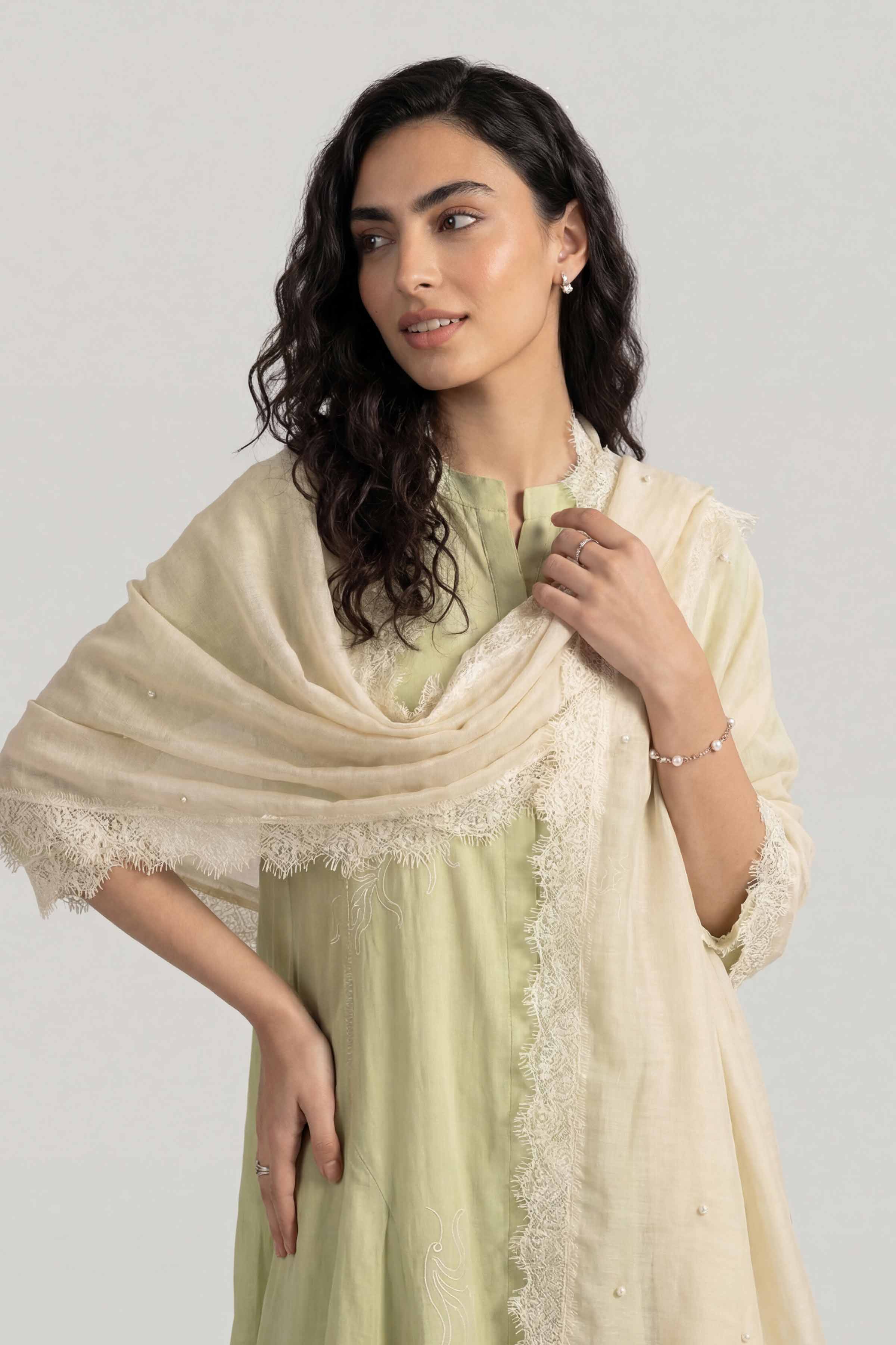 Beige Women Scarf - 72070980