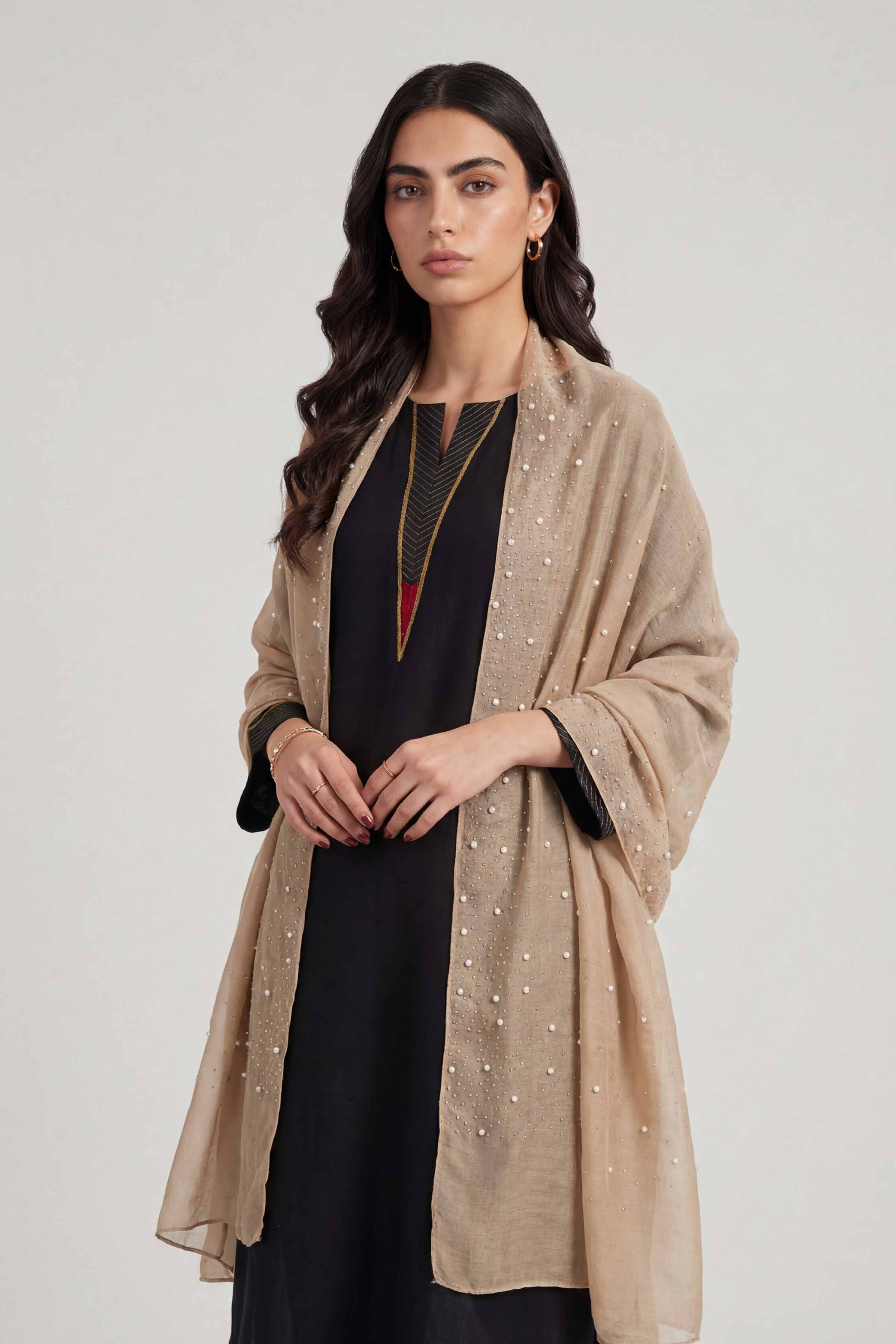 Camel Women Scarf - 72070987
