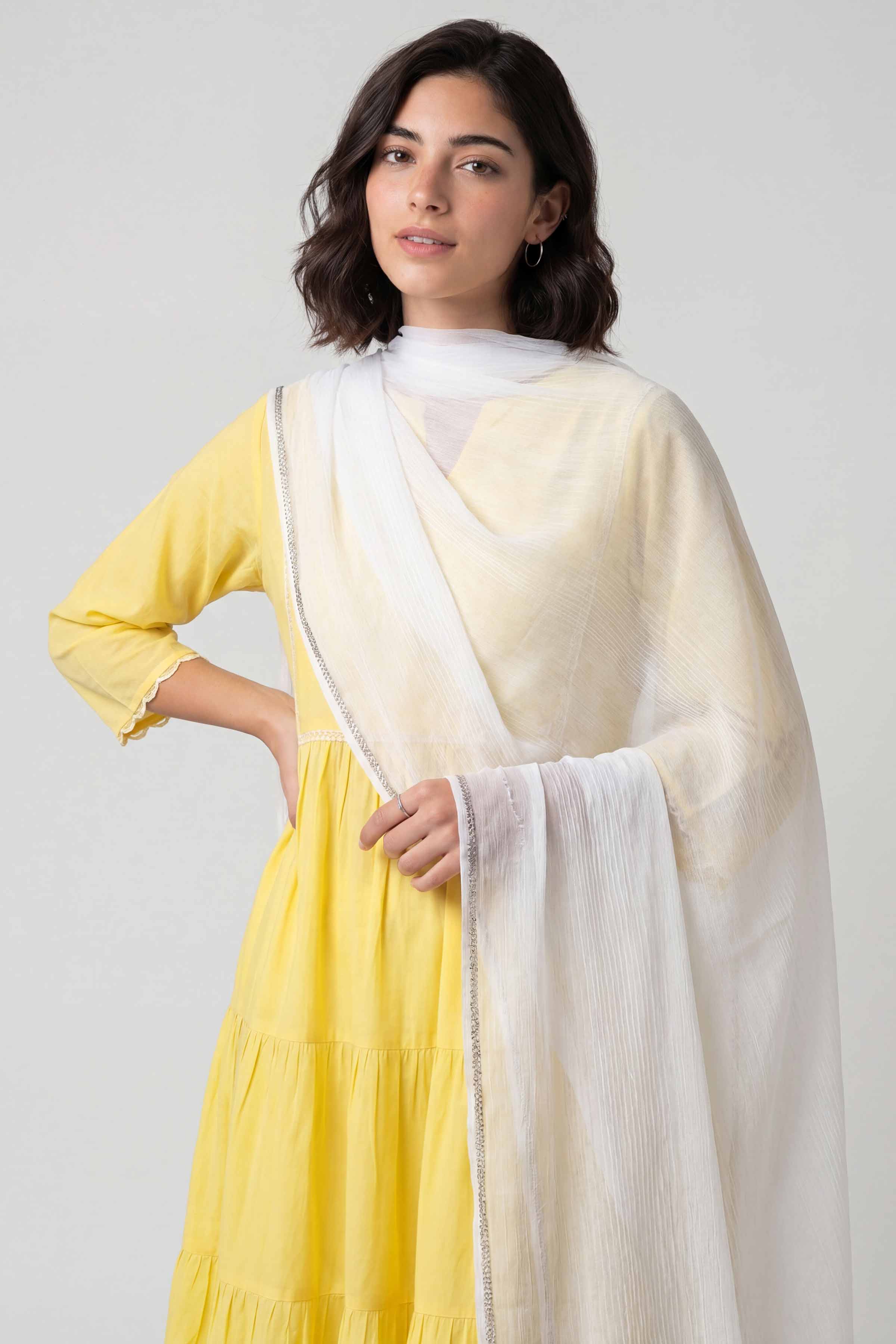 Off White Women Scarf - 448202107