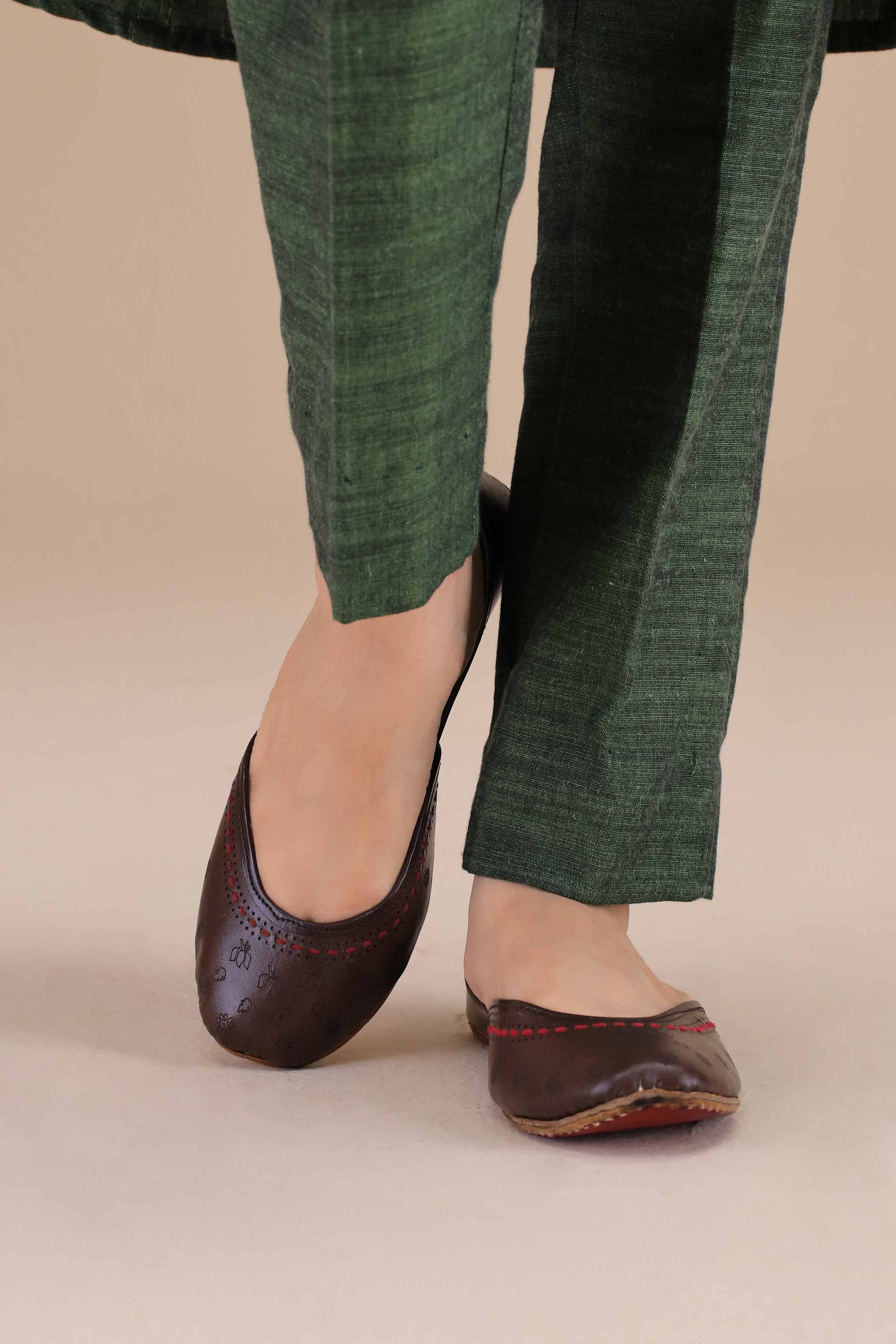 Dark Brown Khussa-1531153713