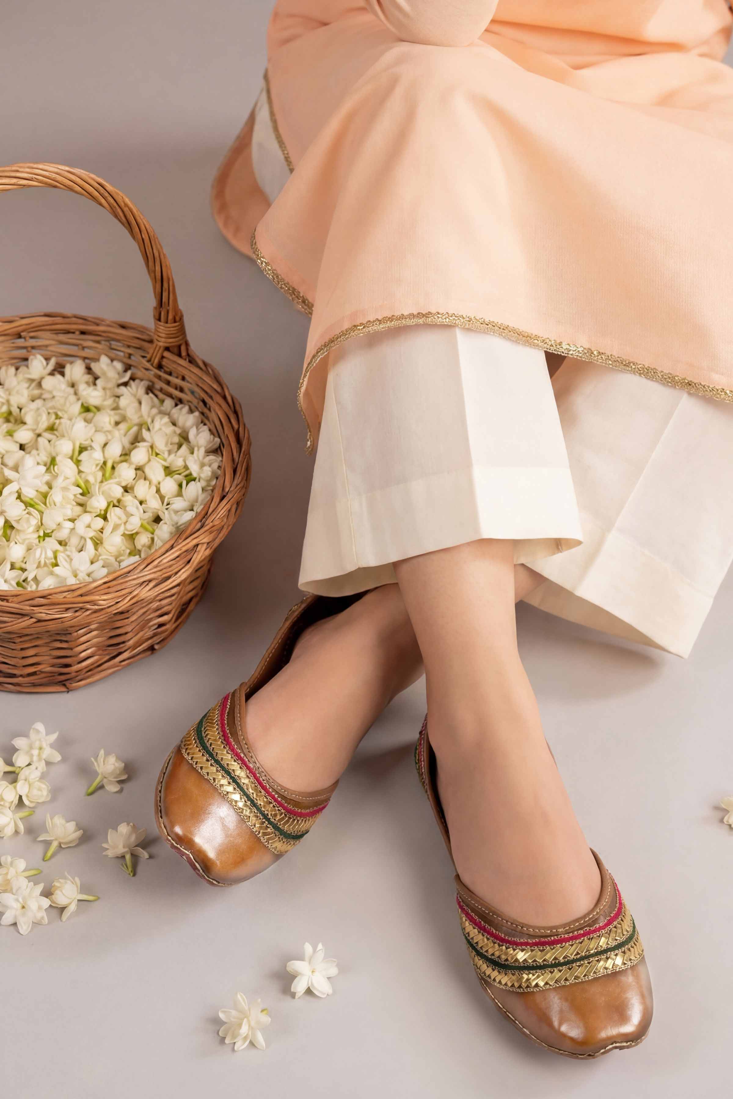 Light Brown Khussa-1596933713