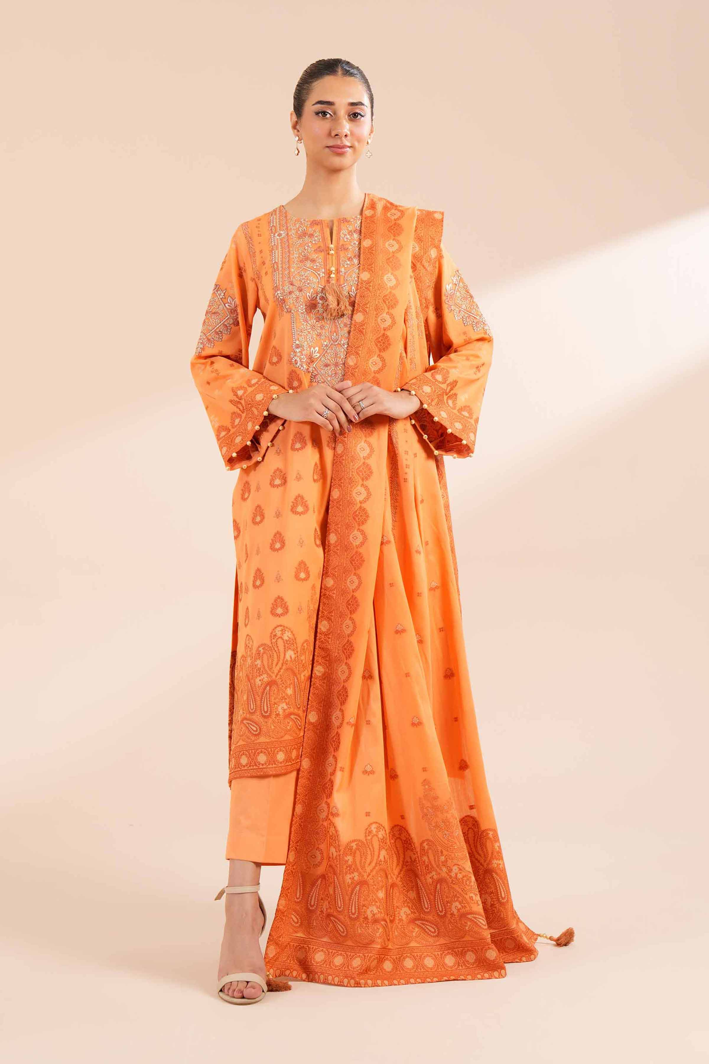 2 Piece - Jacquard Embroidered Suit - 42402163