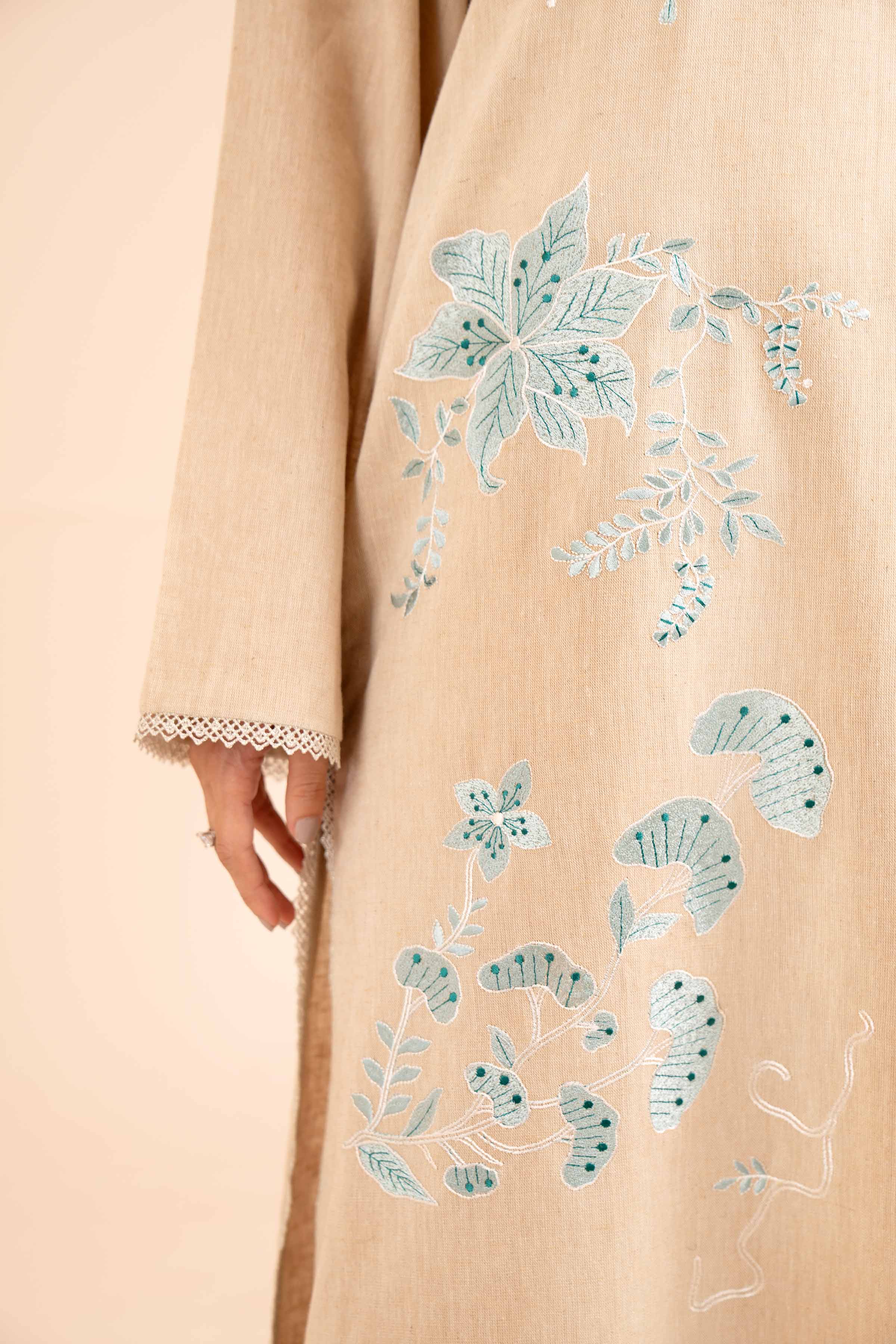 2 Piece - Dyed Embroidered Suit - 42404037