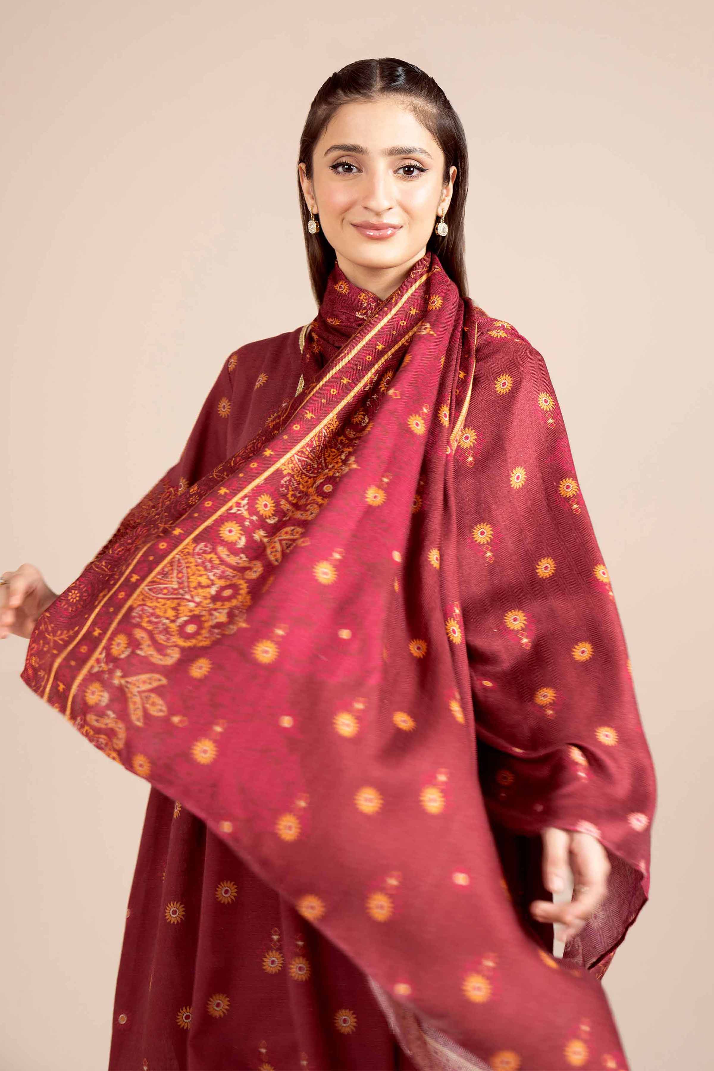 2 Piece - Printed Embroidered Suit - 42404077