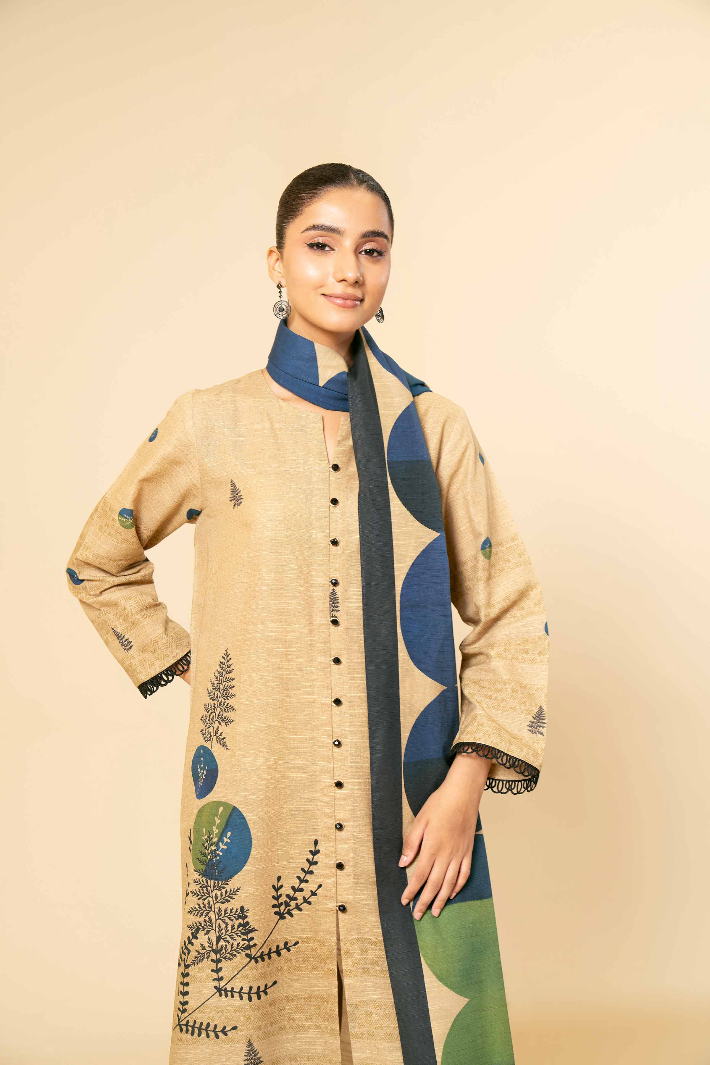 3 Piece - Digital Printed Suit - 42404218