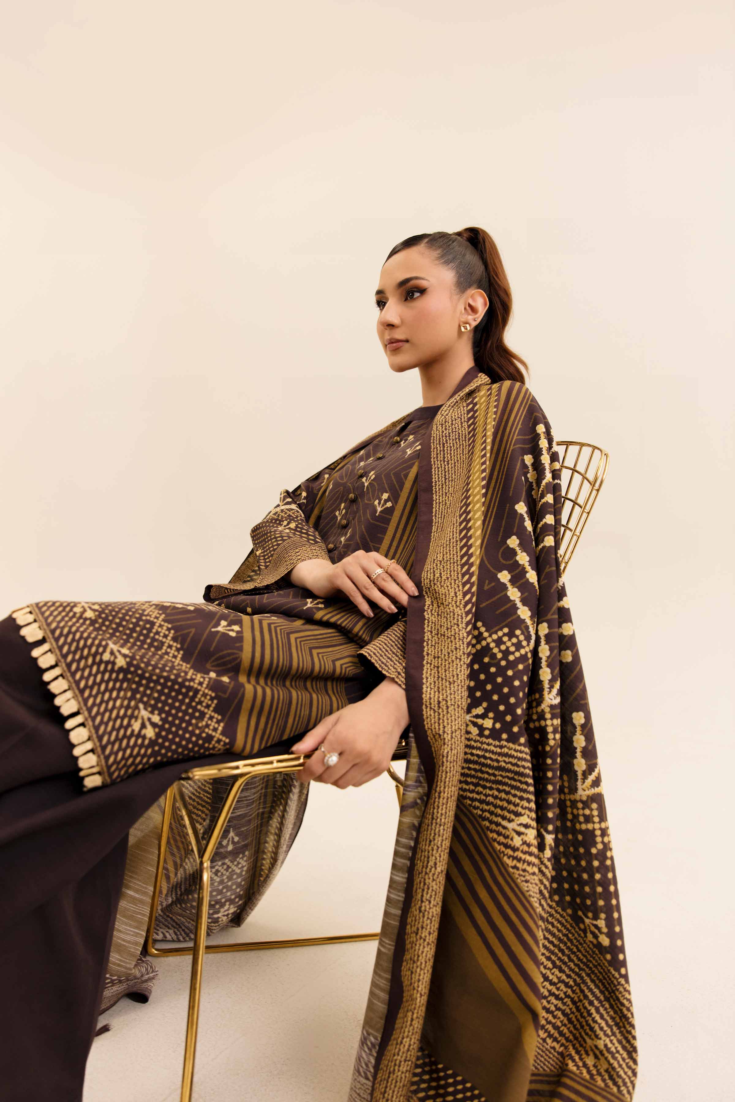 3 Piece - Digital Printed Suit - 42404224