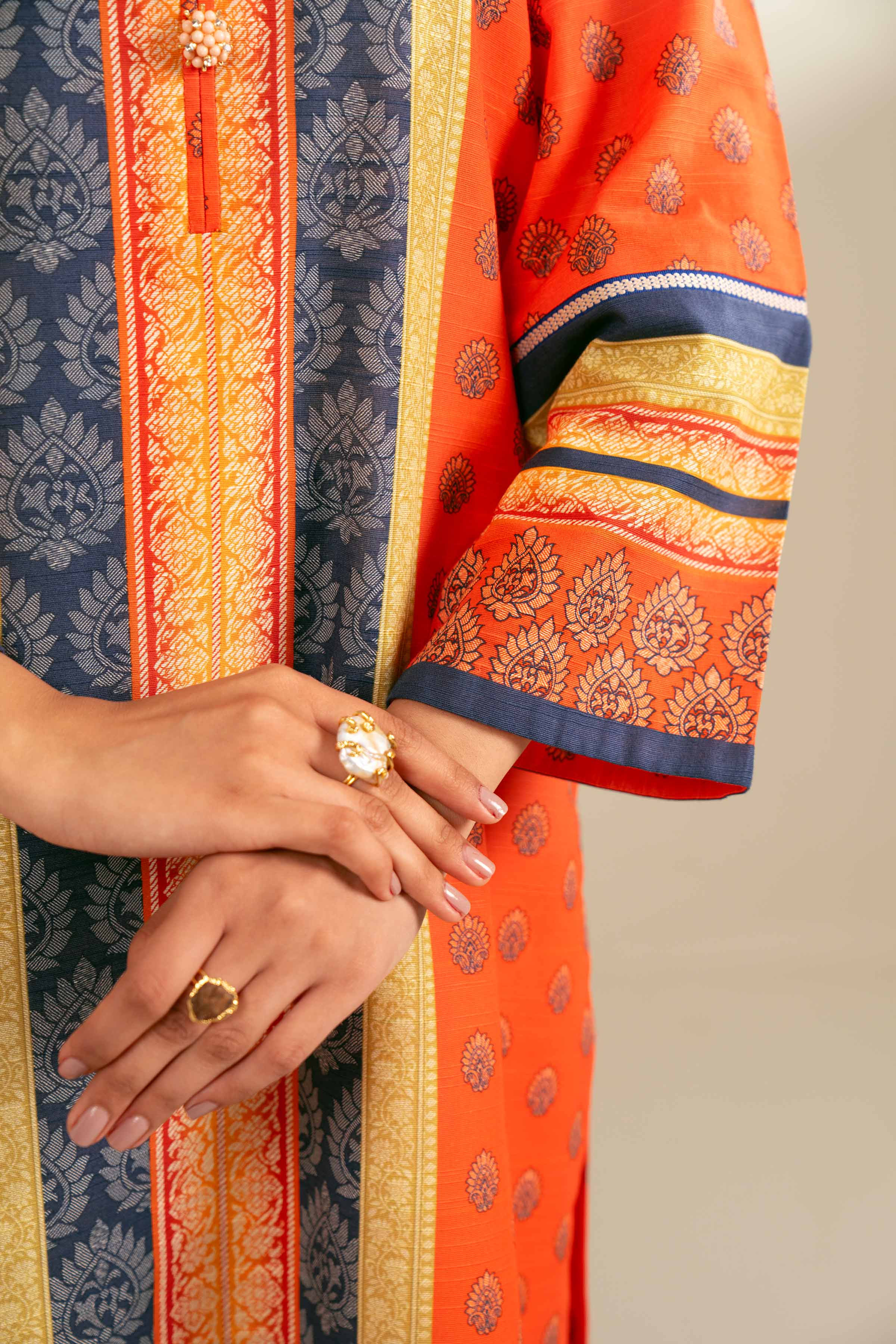 3 Piece - Digital Printed Suit - 42404230