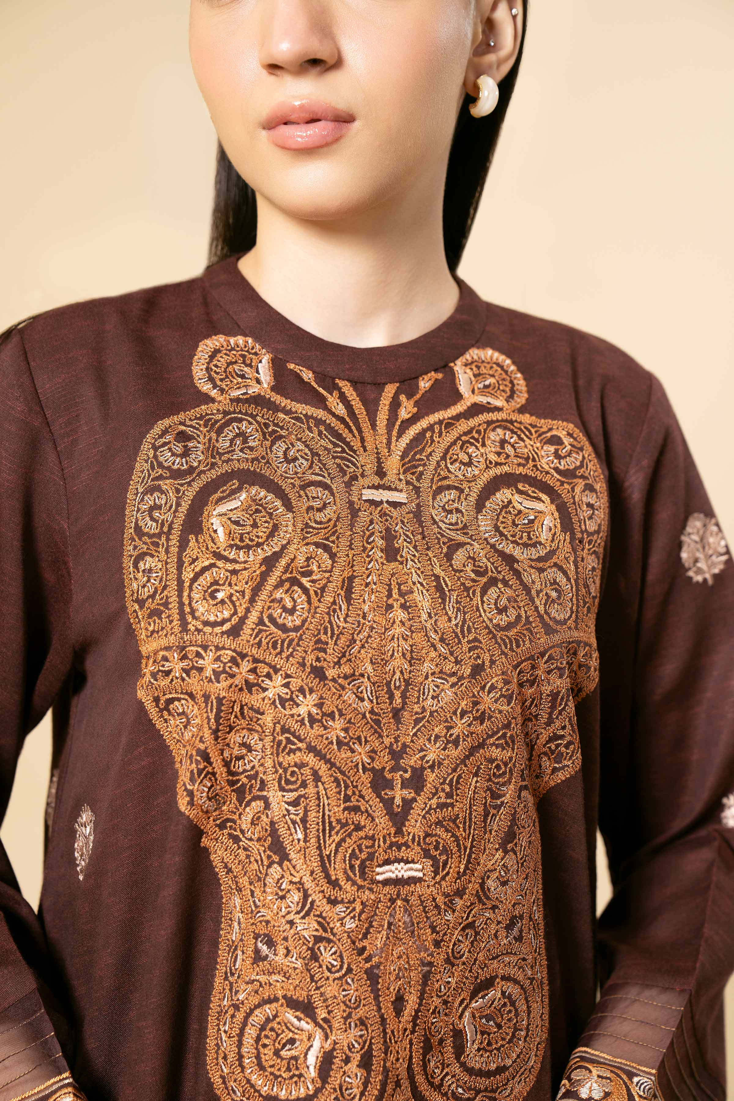 3 Piece - Embroidered Suit - 42404256