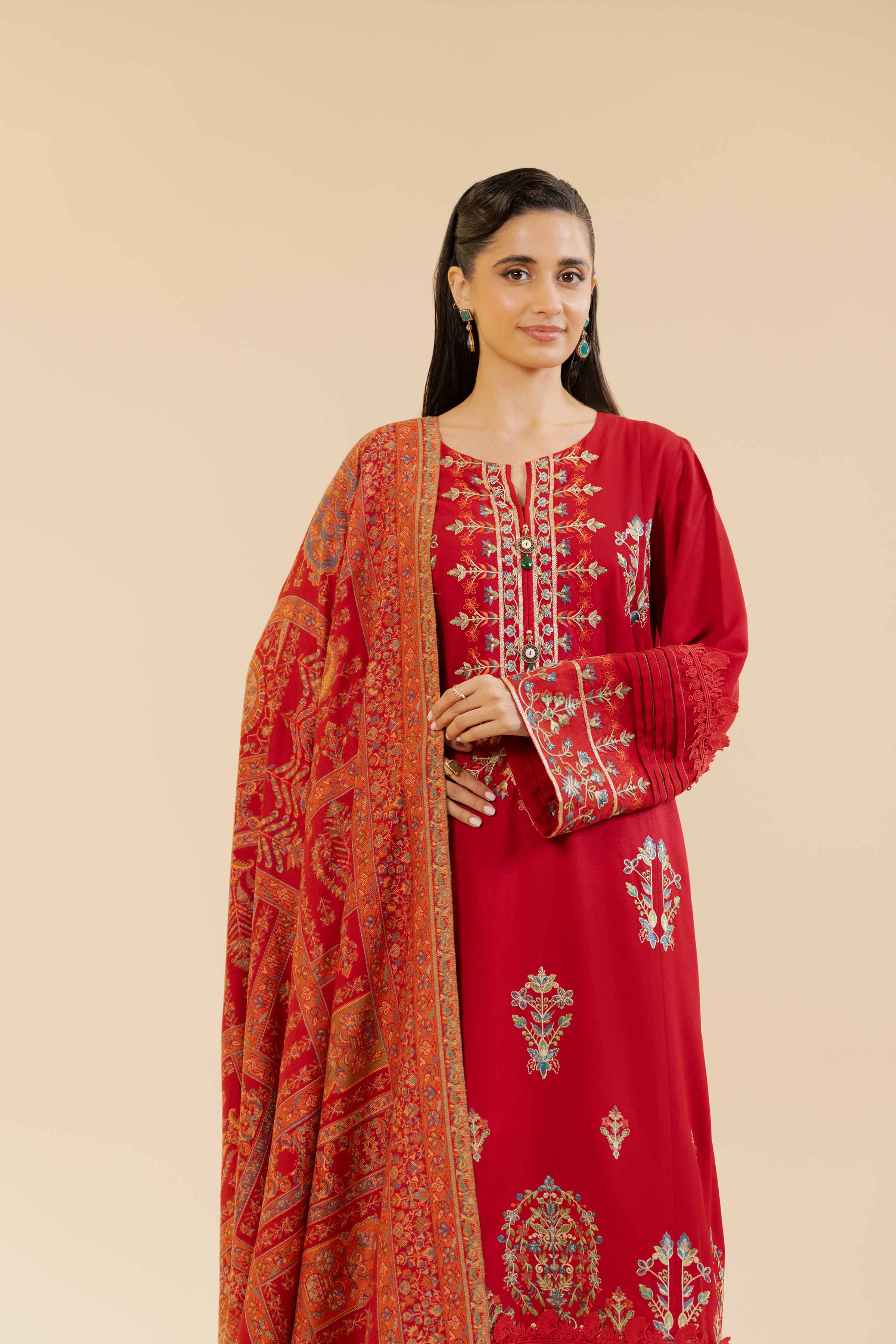 3 Piece - Embroidered Suit - 42404514
