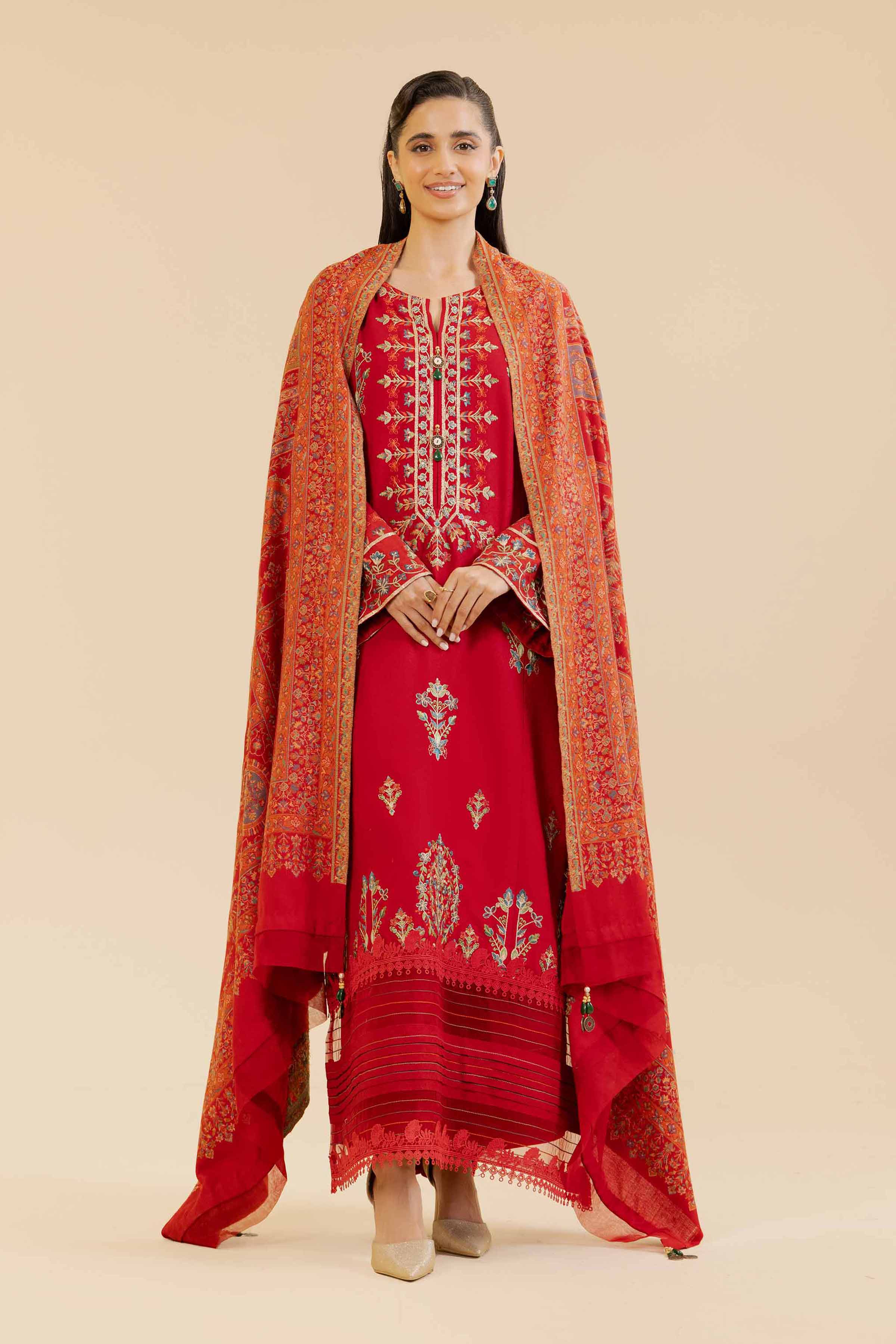 3 Piece - Embroidered Suit - 42404514