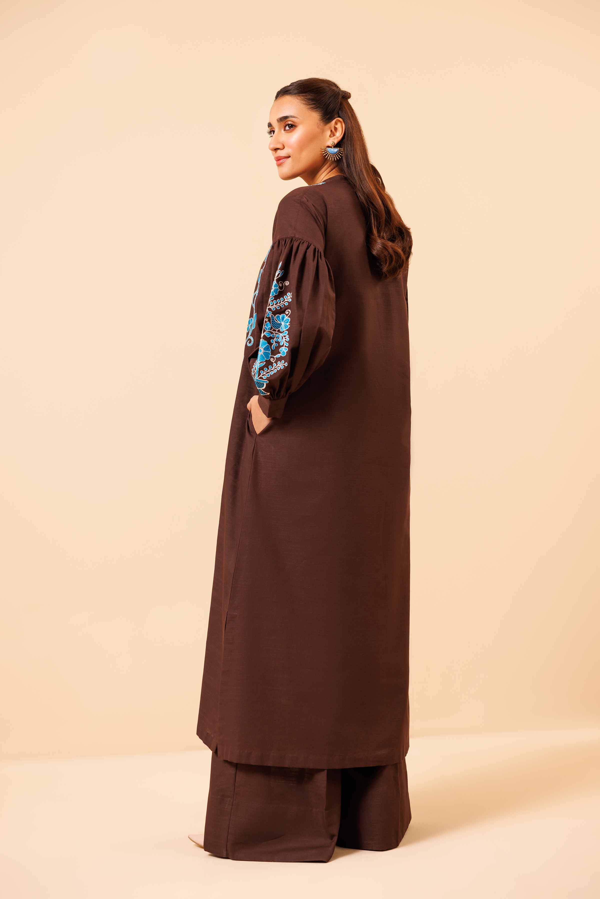 2 Piece - Dyed Embroidered Suit - 42404547