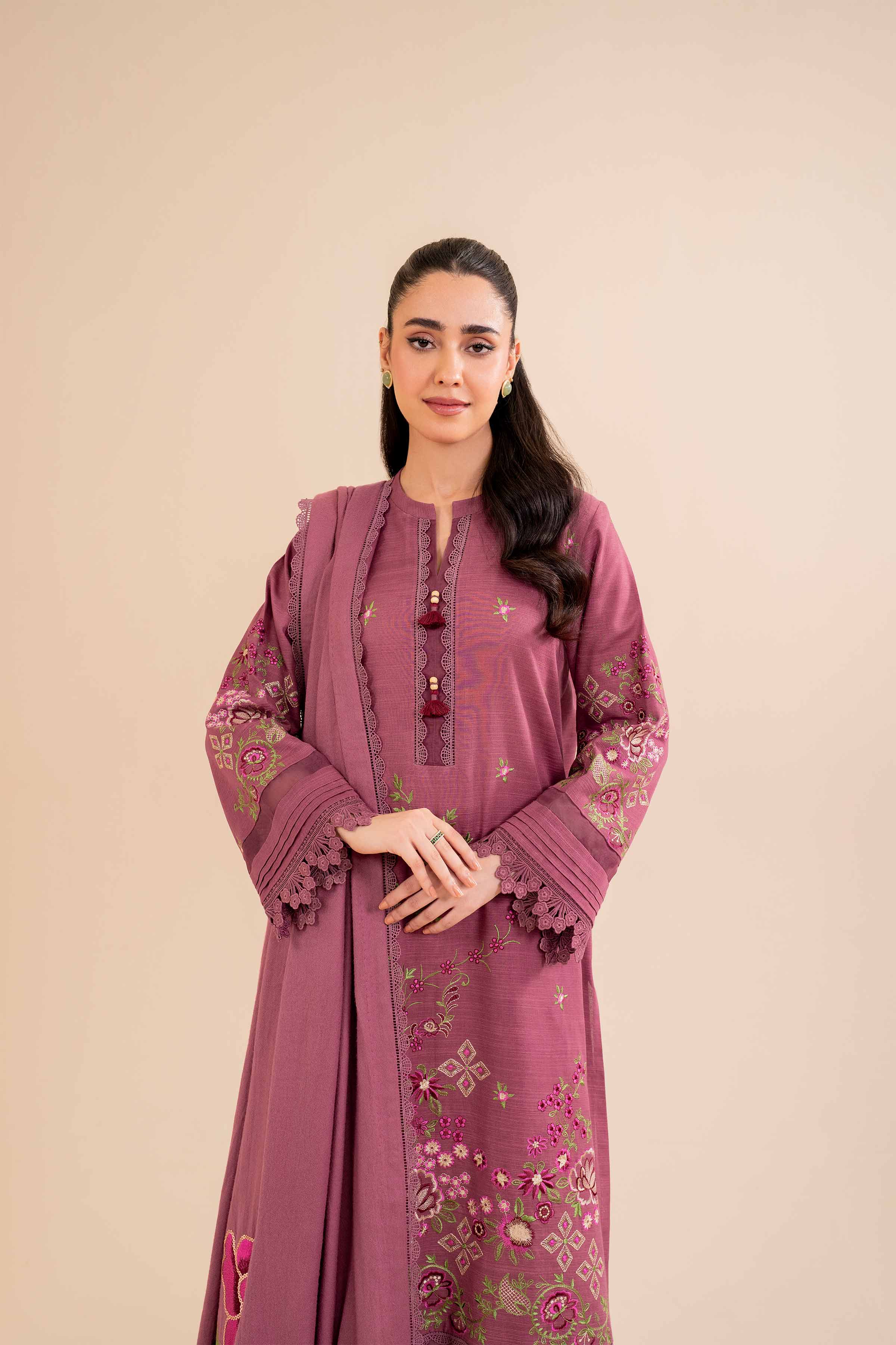 3 Piece - Embroidered Suit - 42404604