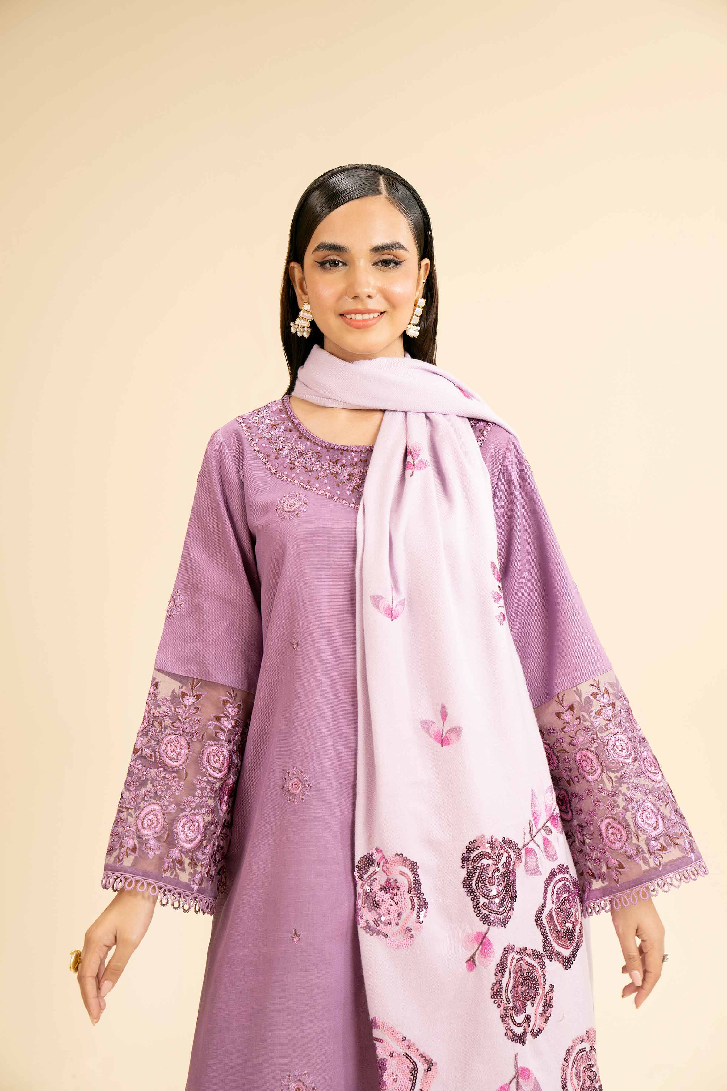 3 Piece - Embroidered Suit - 42404605