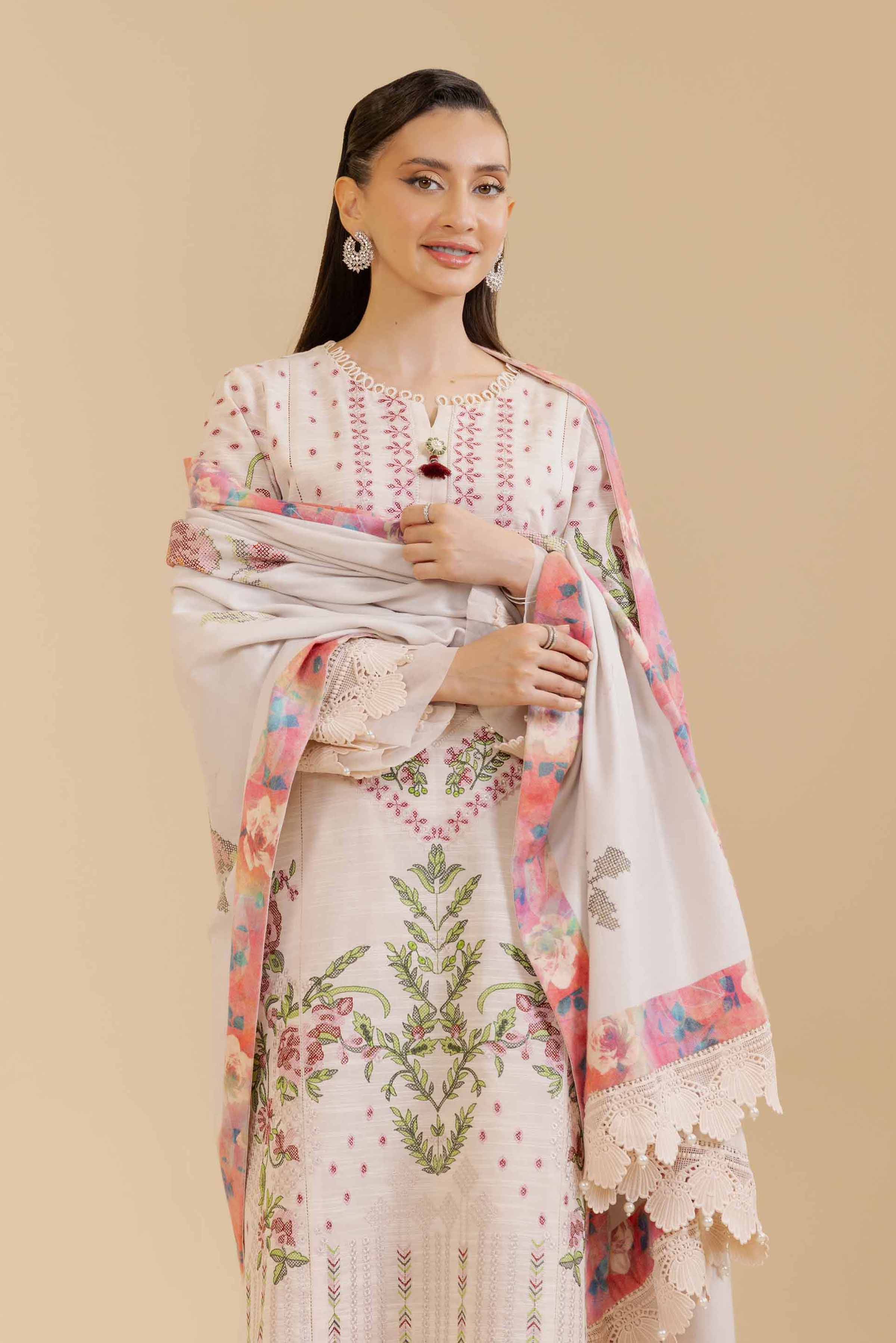 3 Piece - Embroidered Suit - 42404606