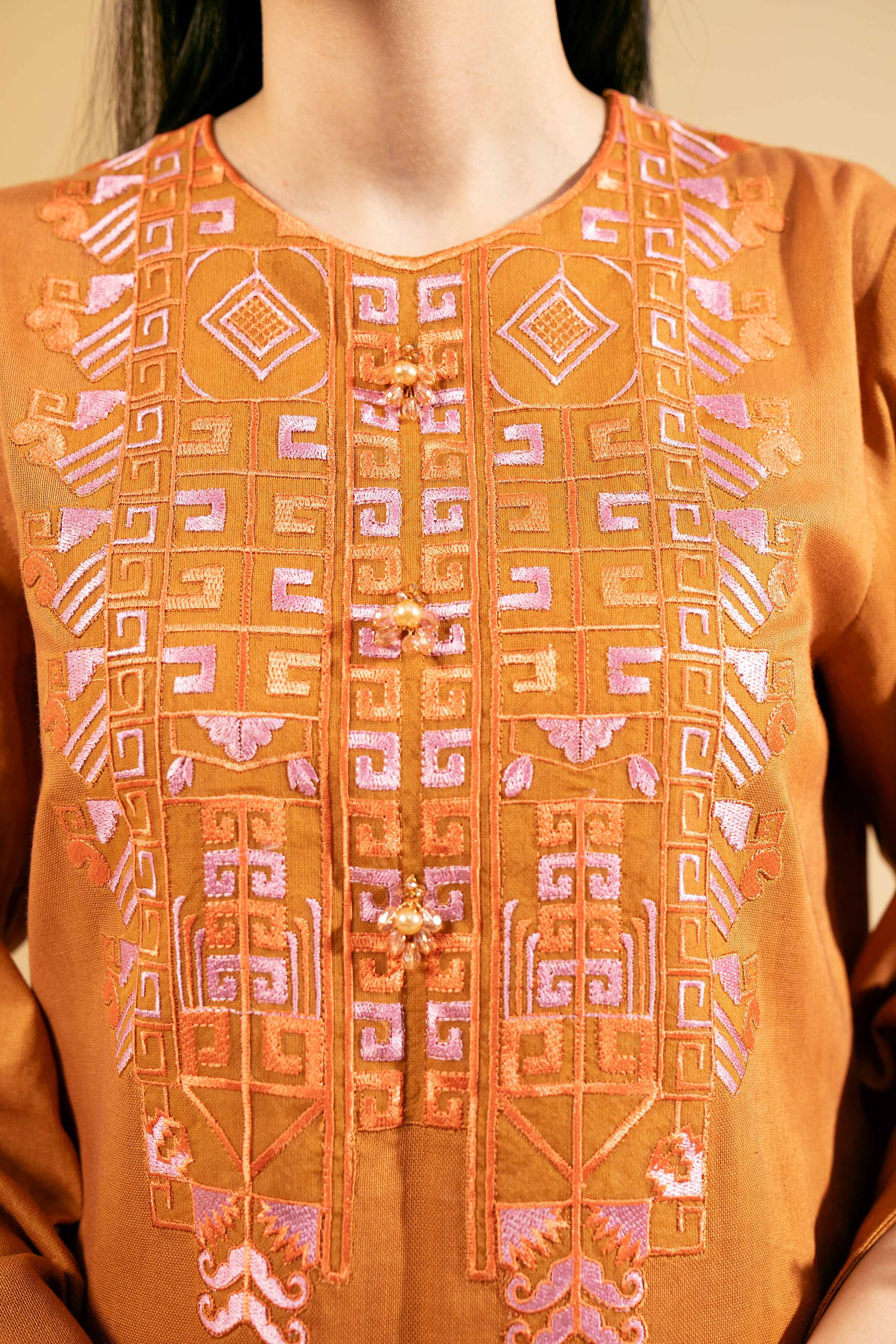 3 Piece - Embroidered Suit - 42404697