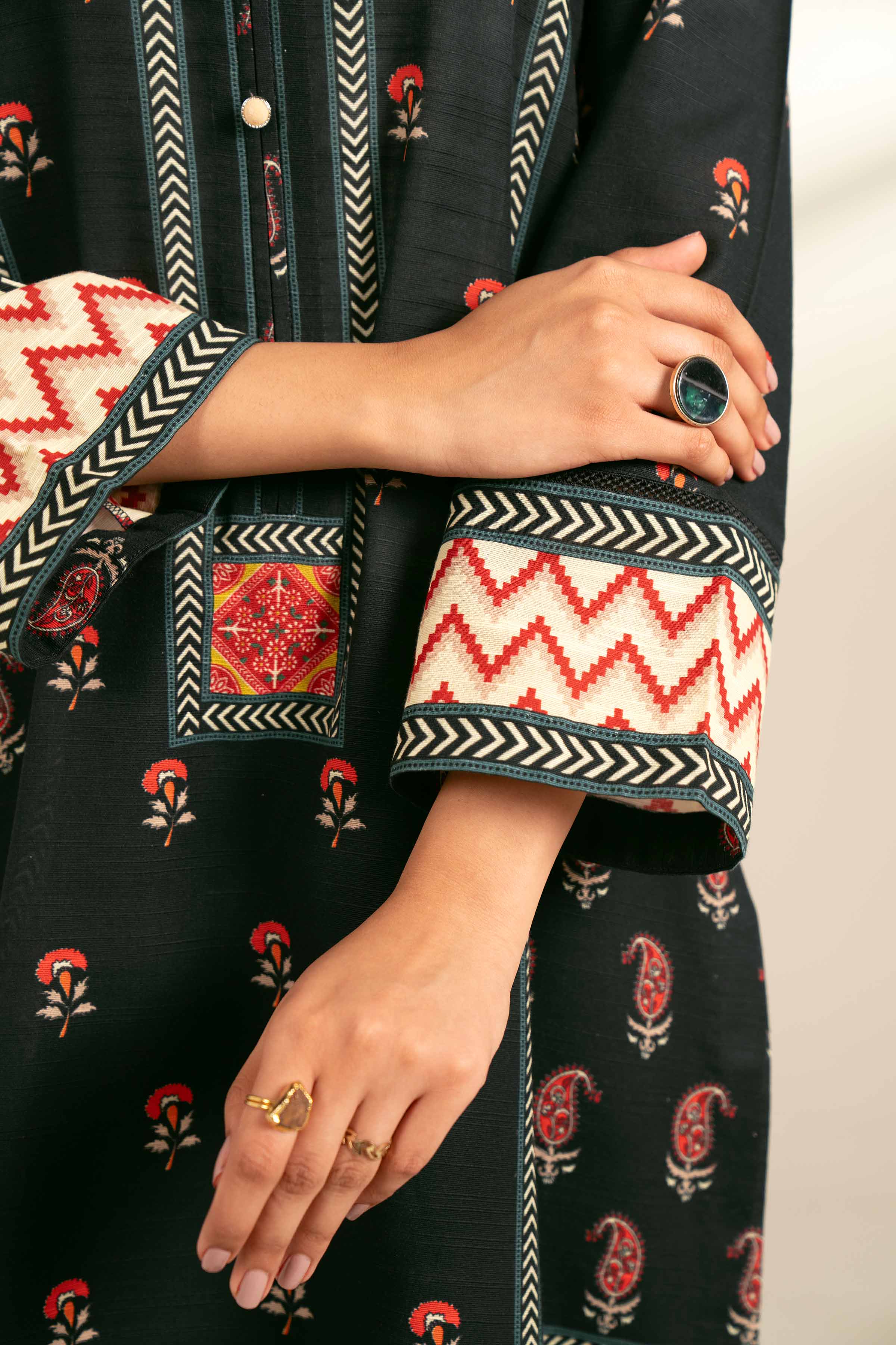 3 Piece - Digital Printed Suit - 42404929