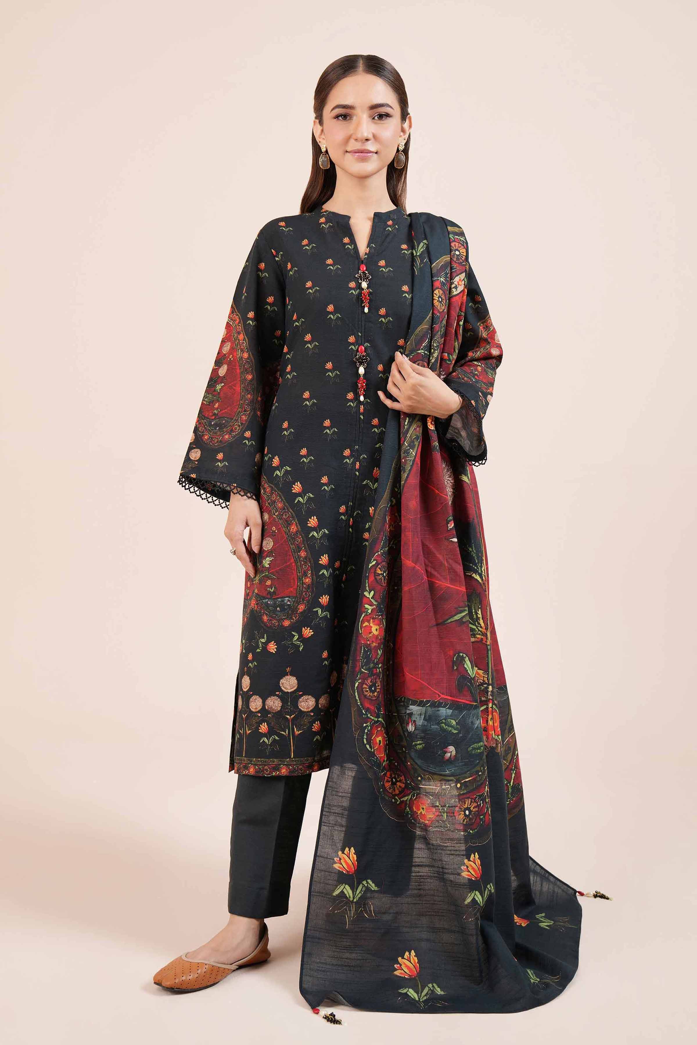 3 Piece - Digital Printed Suit - 42404936