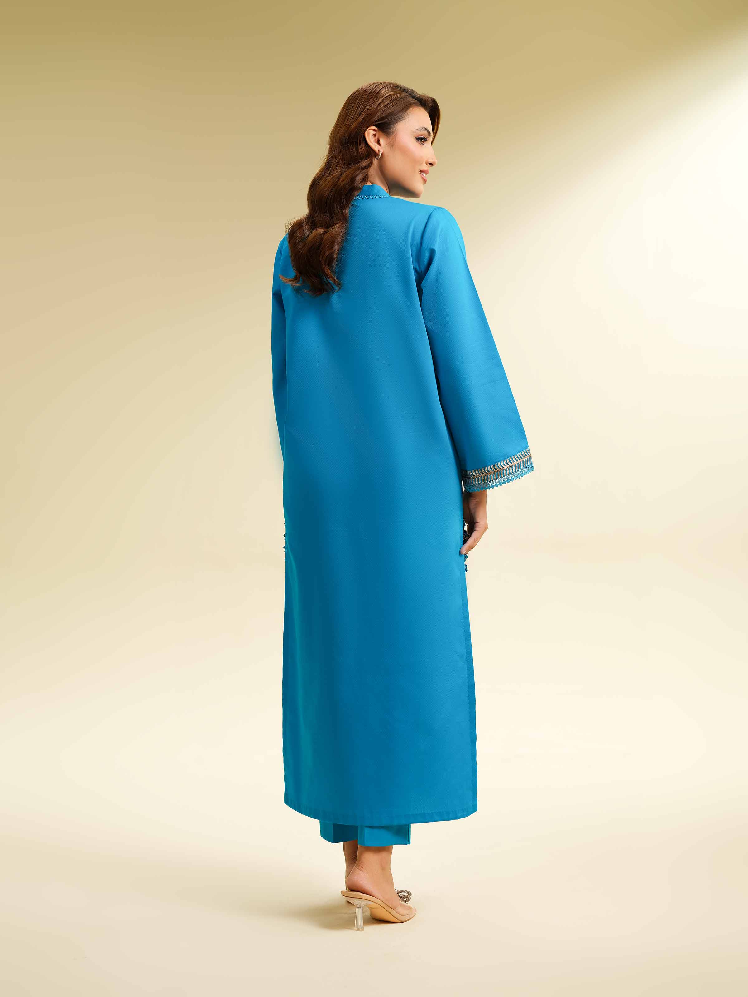 2 Piece - Dyed Embroidered Suit - 42501006