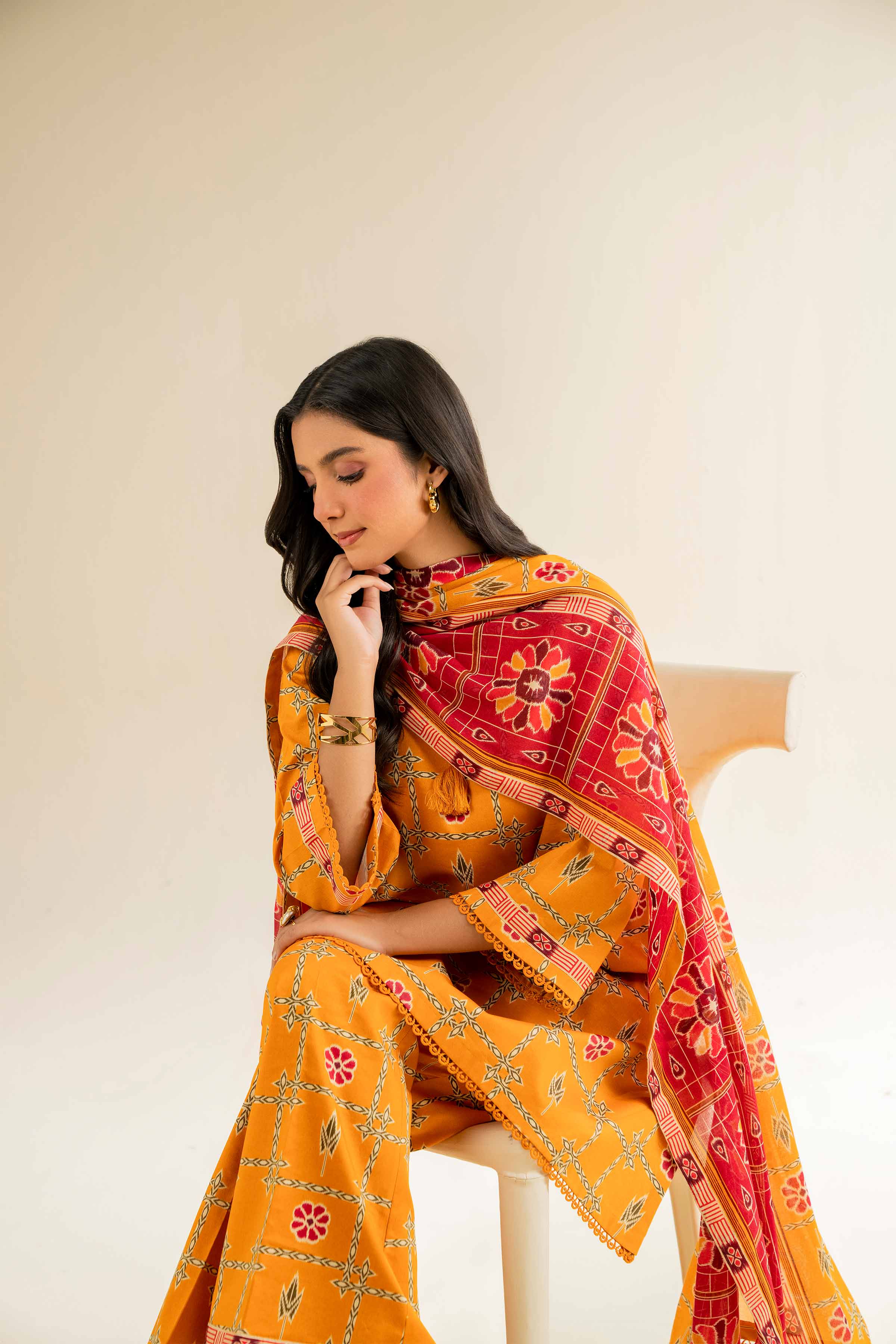 3 Piece - Printed Suit - 42501064