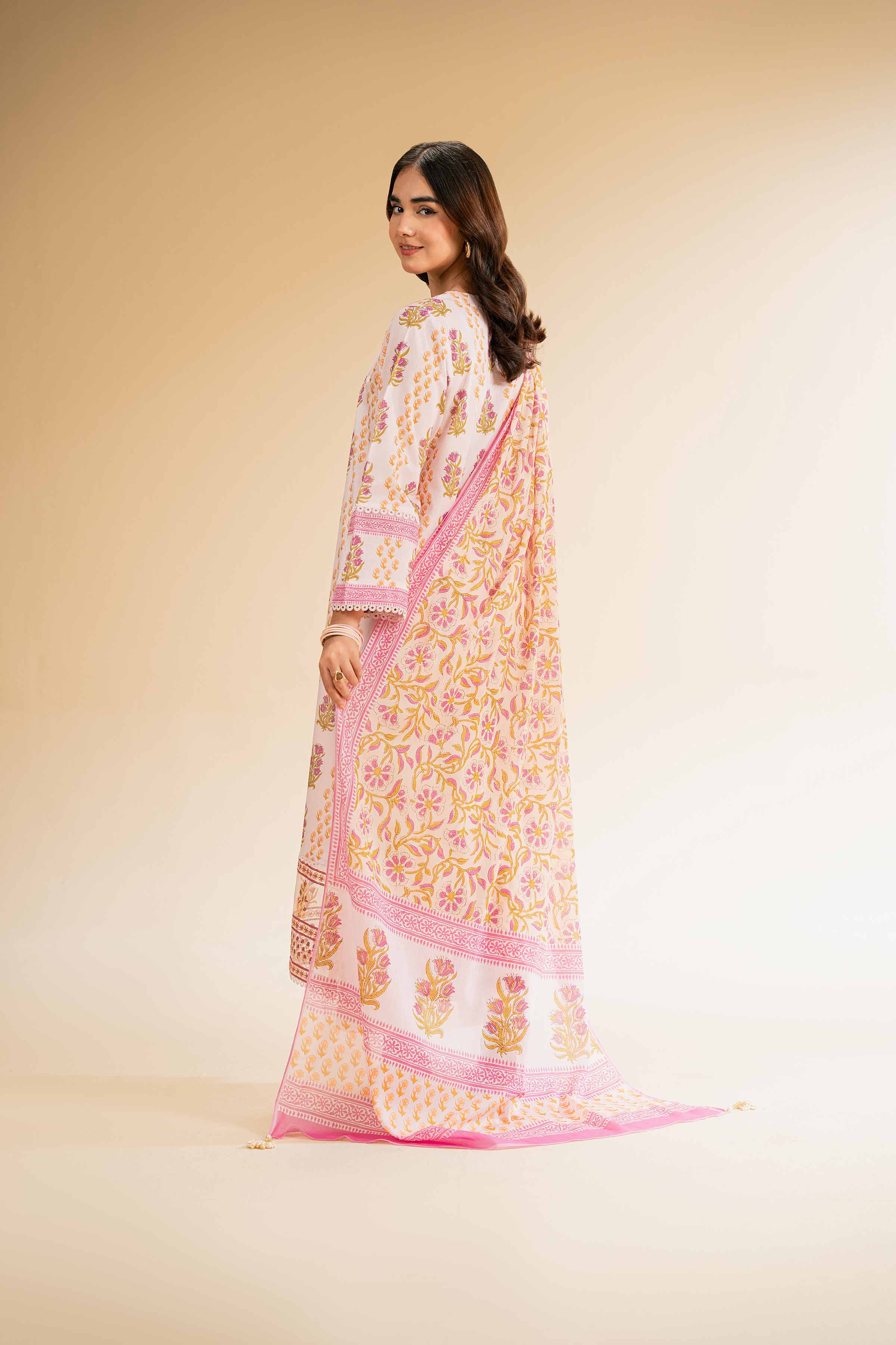 2 Piece - Printed Embroidered Suit - 42501157