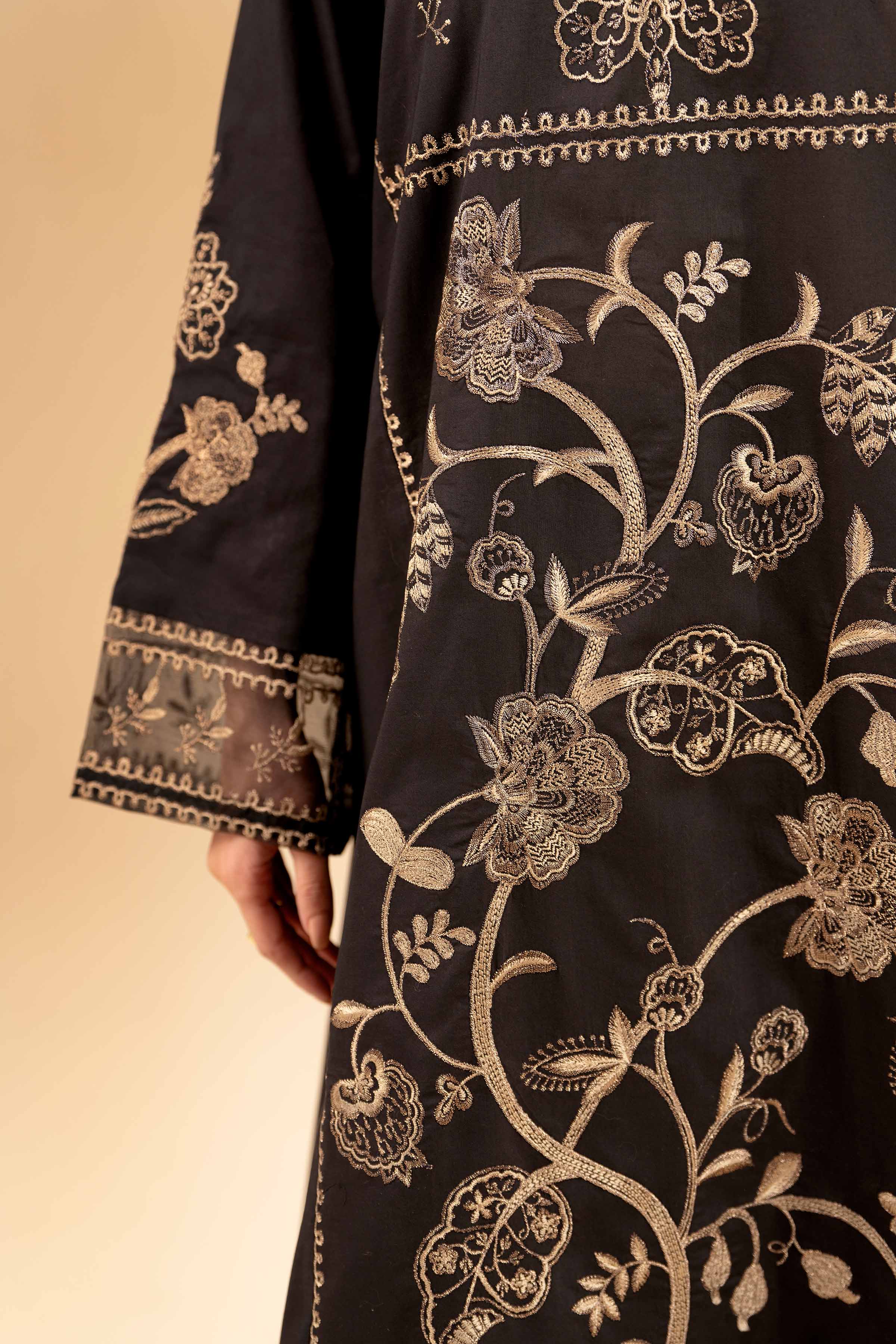 2 Piece - Dyed Embroidered Suit - 42501256