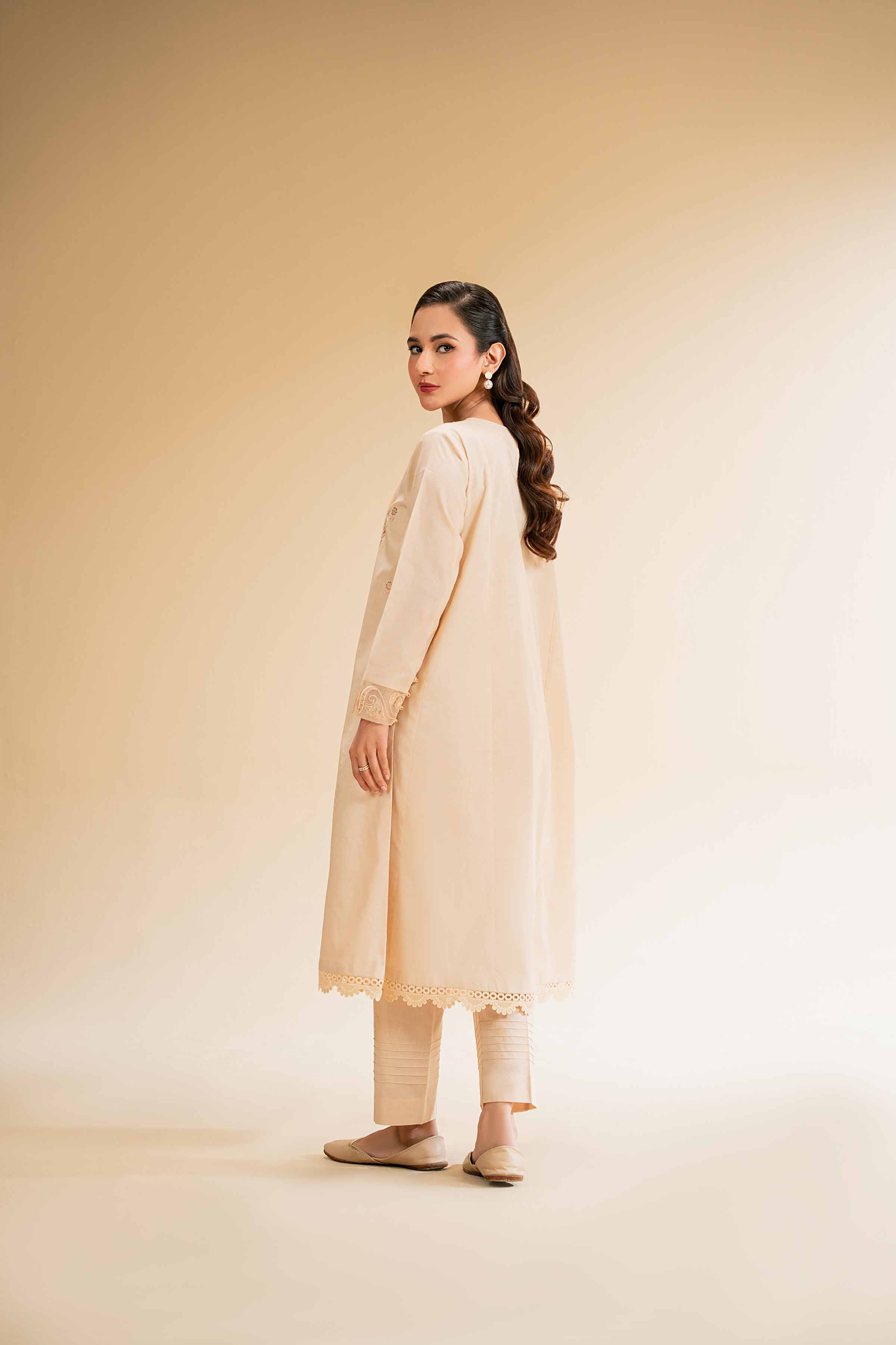 2 Piece - Dyed Embroidered Suit - 42501265