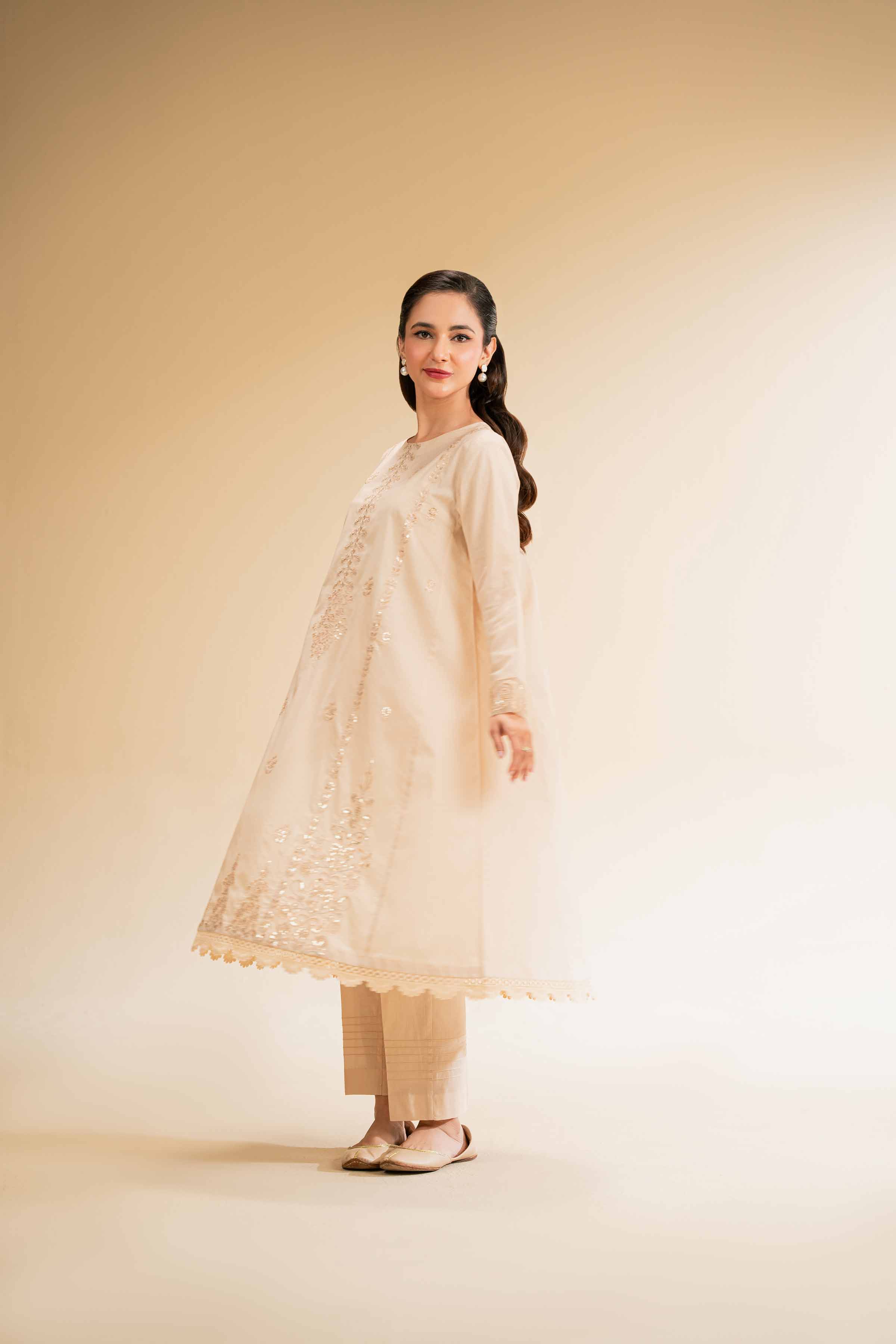 2 Piece - Dyed Embroidered Suit - 42501265